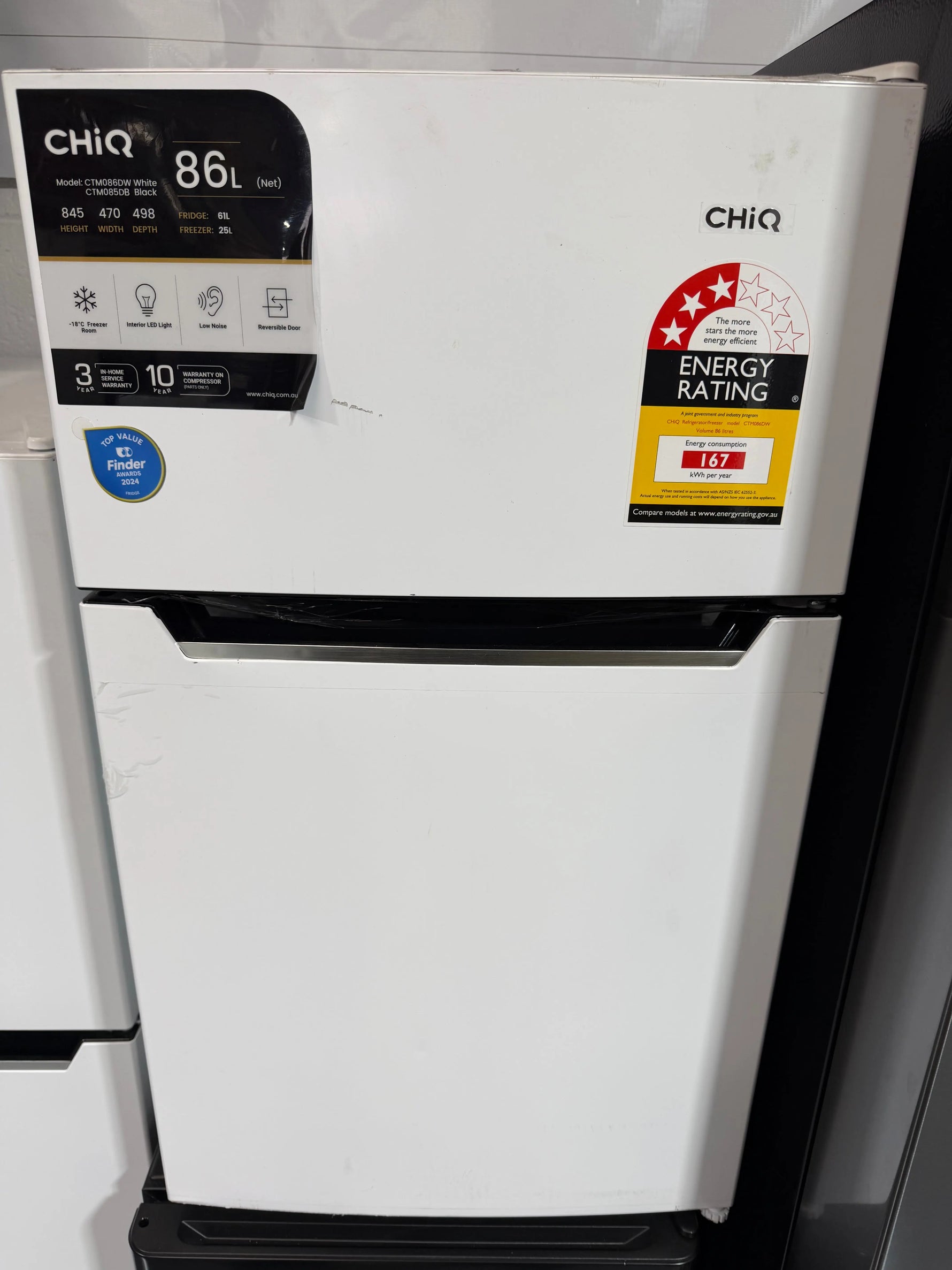Factory seconds Chiq 86 ltr Bar fridge