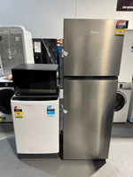 Factory seconds Hisense 326 litres fridge freezer, refurbished TCL 8kg washer and 32 litres Panasonic microwave | PERTH