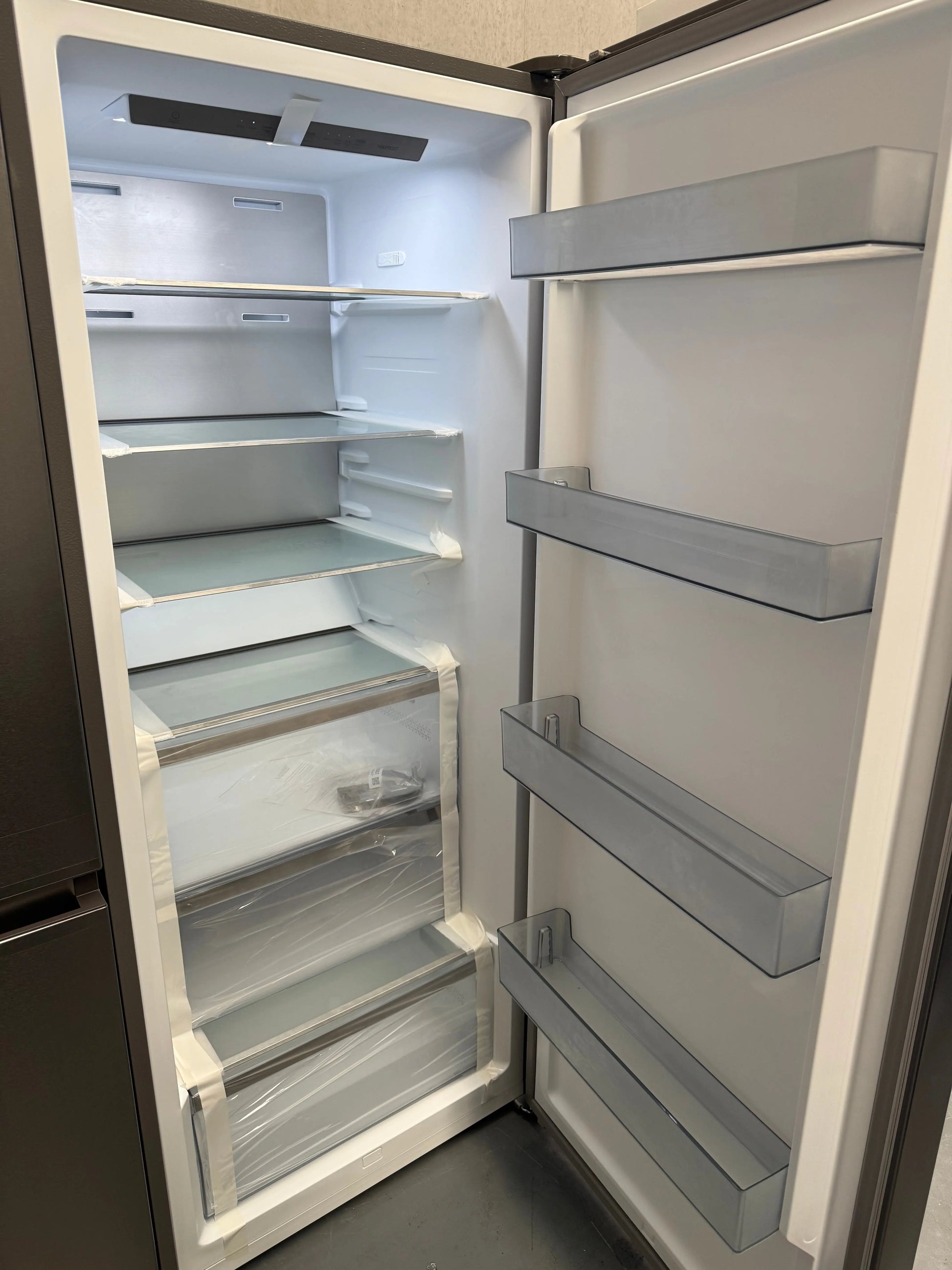 Factory seconds Hisense 384L Vertical Hybrid Fridge/Freezer | Stainless Steel HRVF384S | MELBOURNE