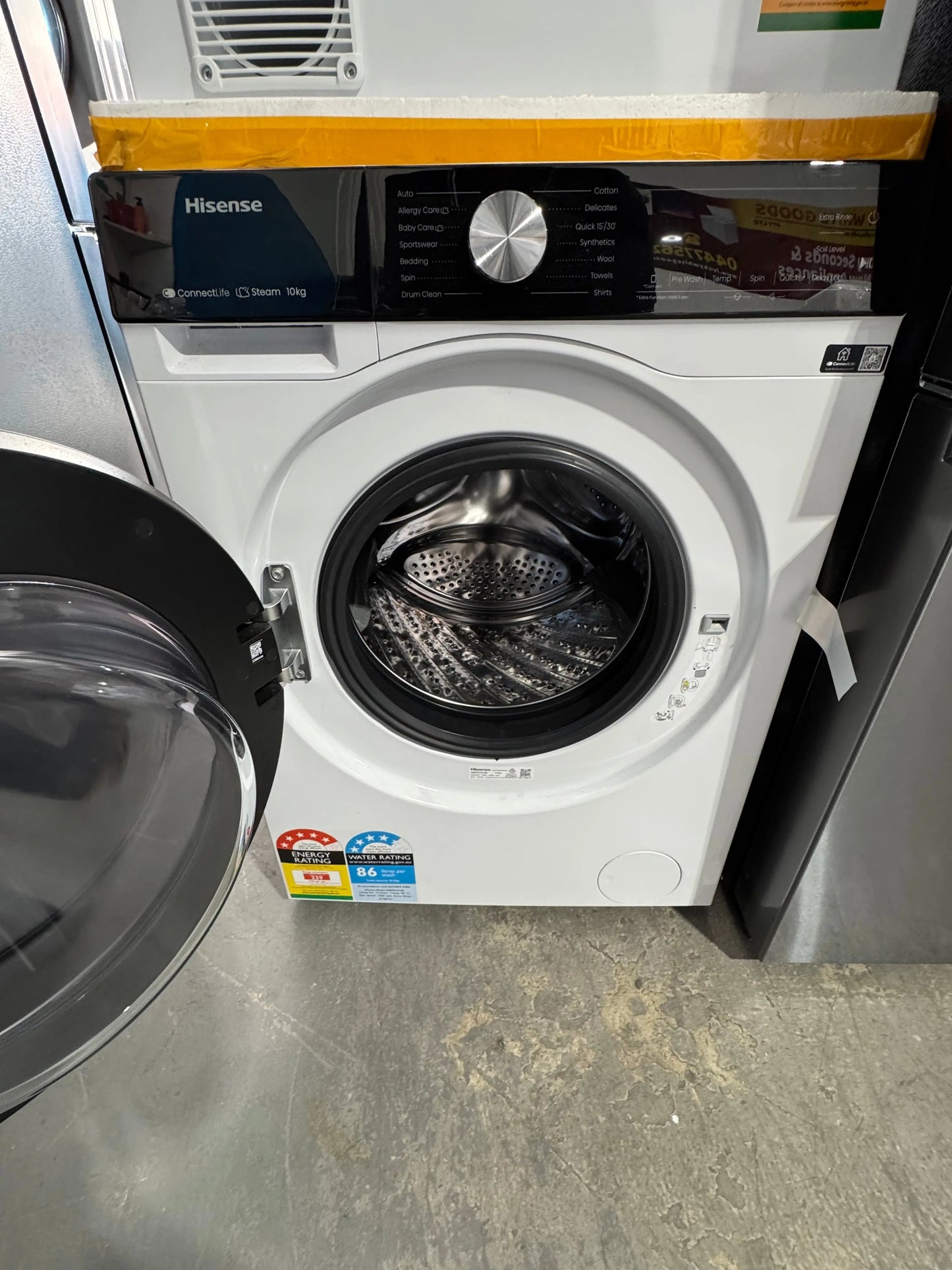 Factory seconds Hisense 634 litres fridge freezer, refurbished Hisense 10kg washing machine and Solt 7kg vented dryer | PERTH