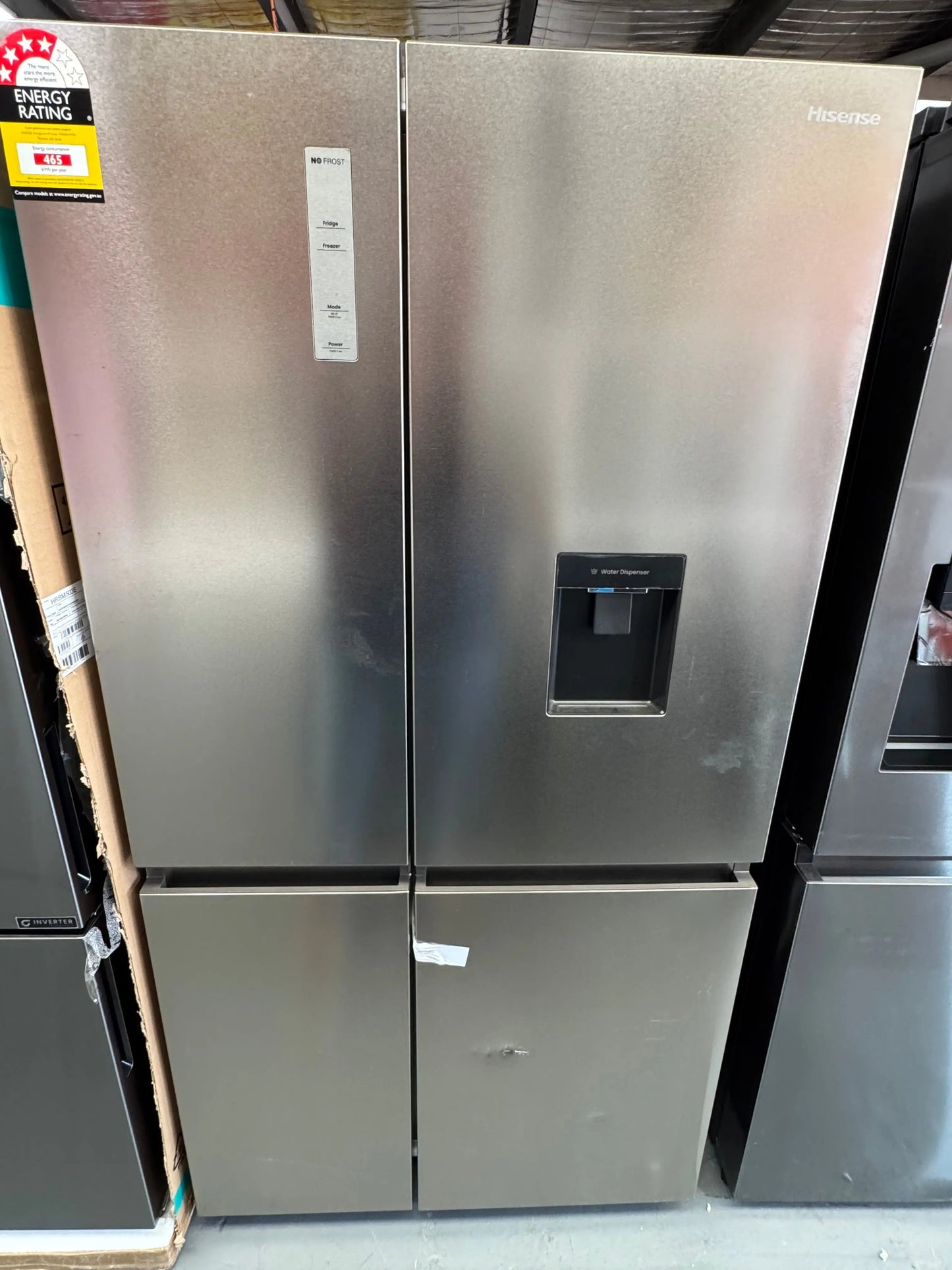 Factory seconds Hisense 649 litres fridge freezer | SYDNEY