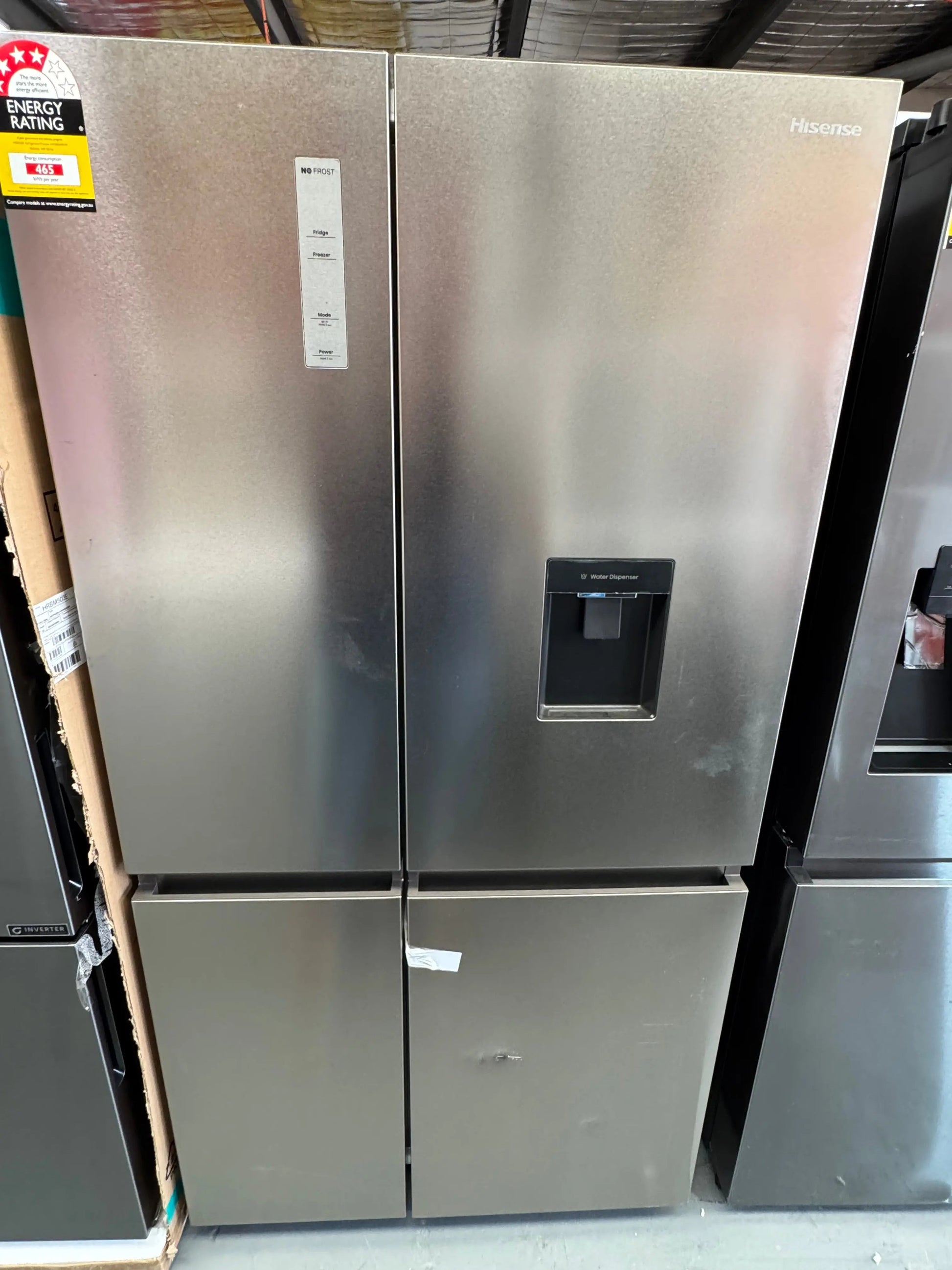 Factory seconds Hisense 649 litres fridge freezer | SYDNEY