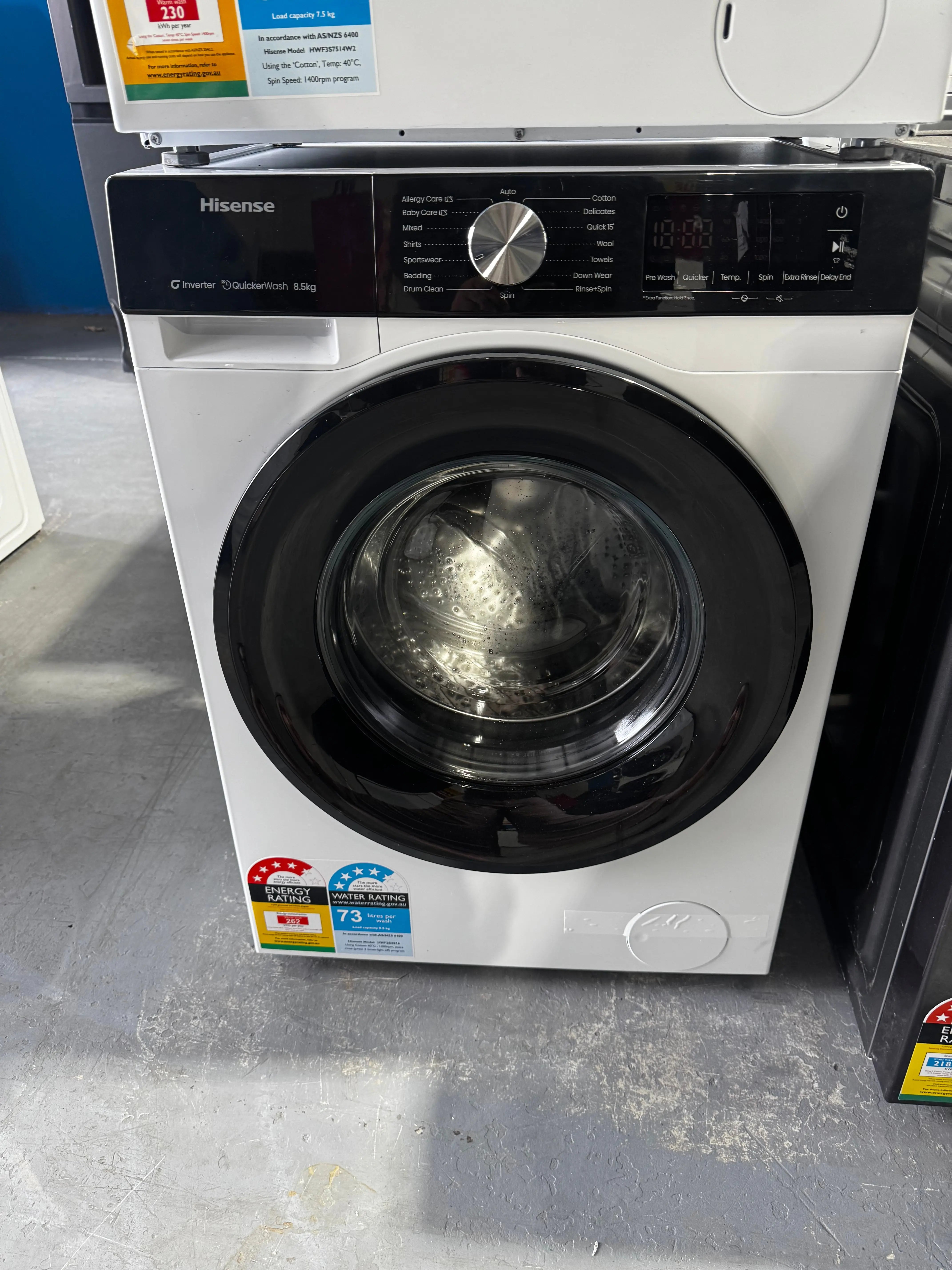 Factory seconds Hisense 8.5kg washing machine | PERTH