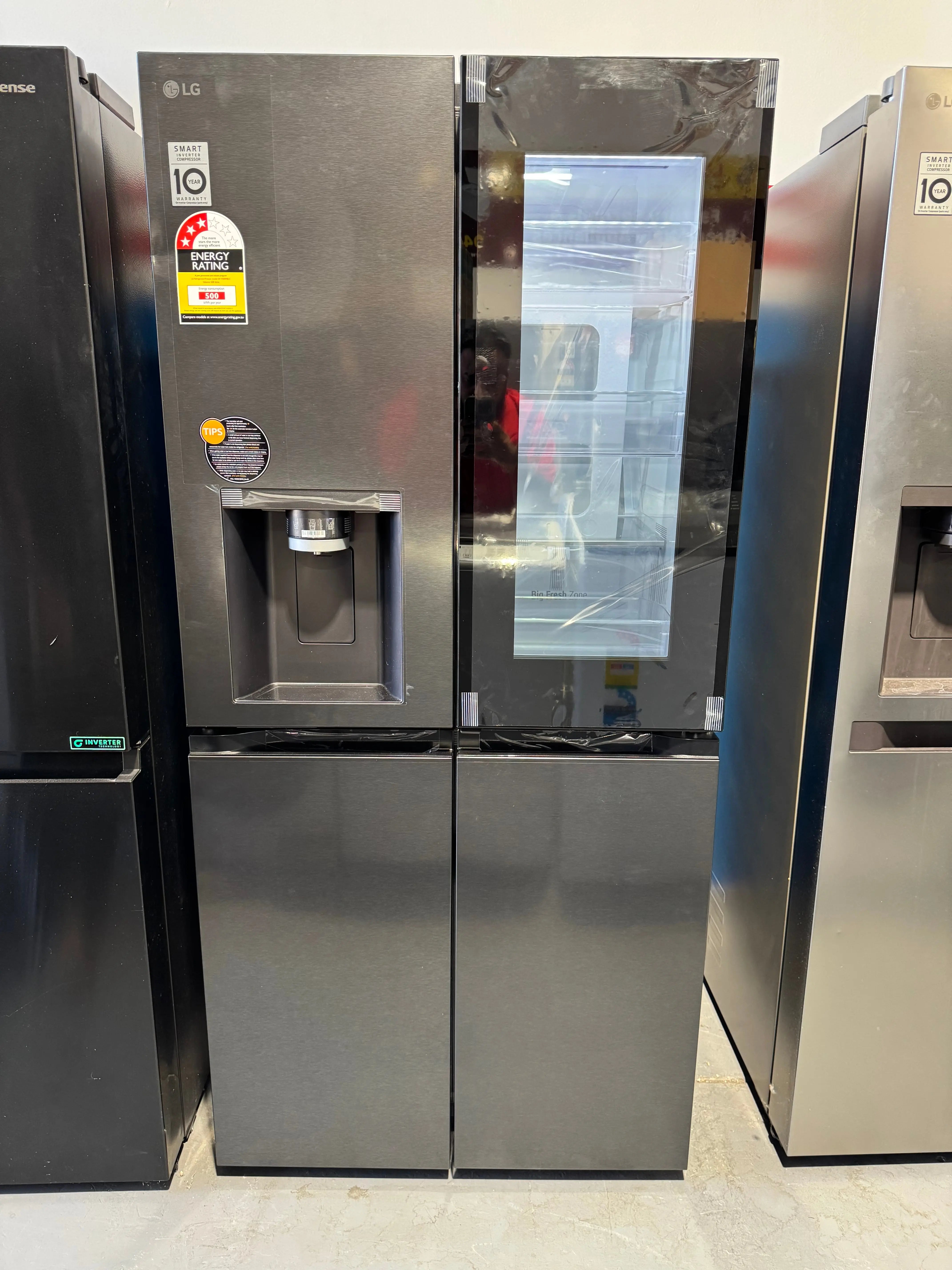 Factory seconds LG 508 litres Insta view fridge freezer with 1 year warranty | PERTH
