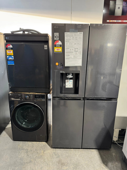 Factory seconds LG 636 fridge freezer, refurbished LG 15 place setting Dishwasher and refurbished LG 9kg washing machine | PERTH