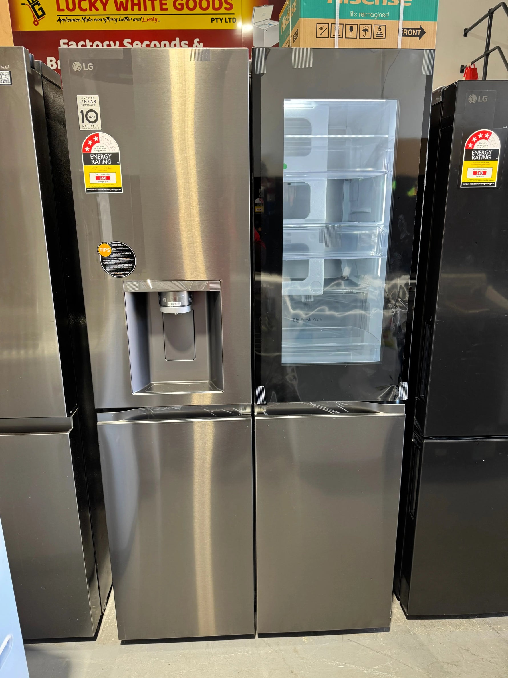 Factory seconds LG 642 litres Insta view fridge freezer | PERTH
