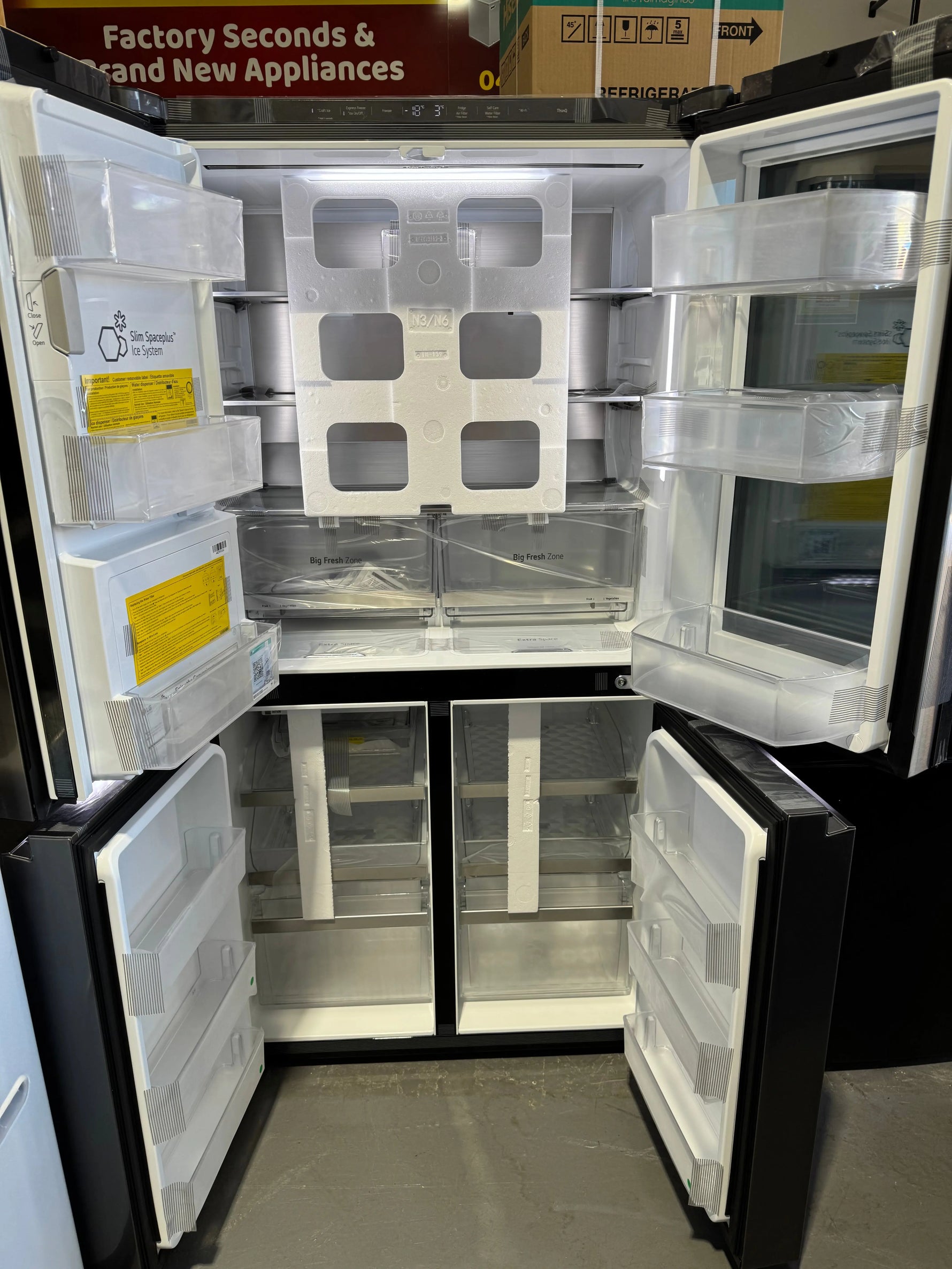 Factory seconds LG 642 litres Insta view fridge freezer | PERTH