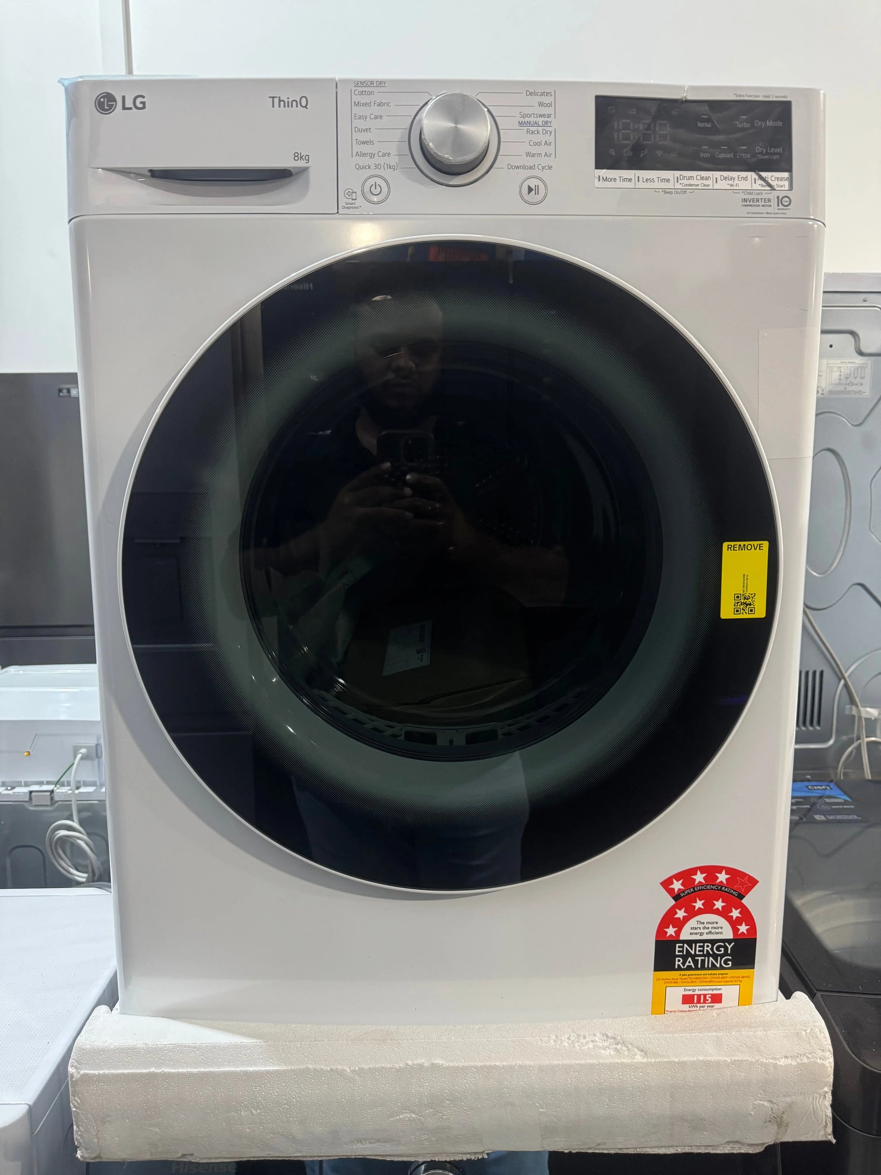 Factory seconds LG 8kg heat pump dryer | PERTH