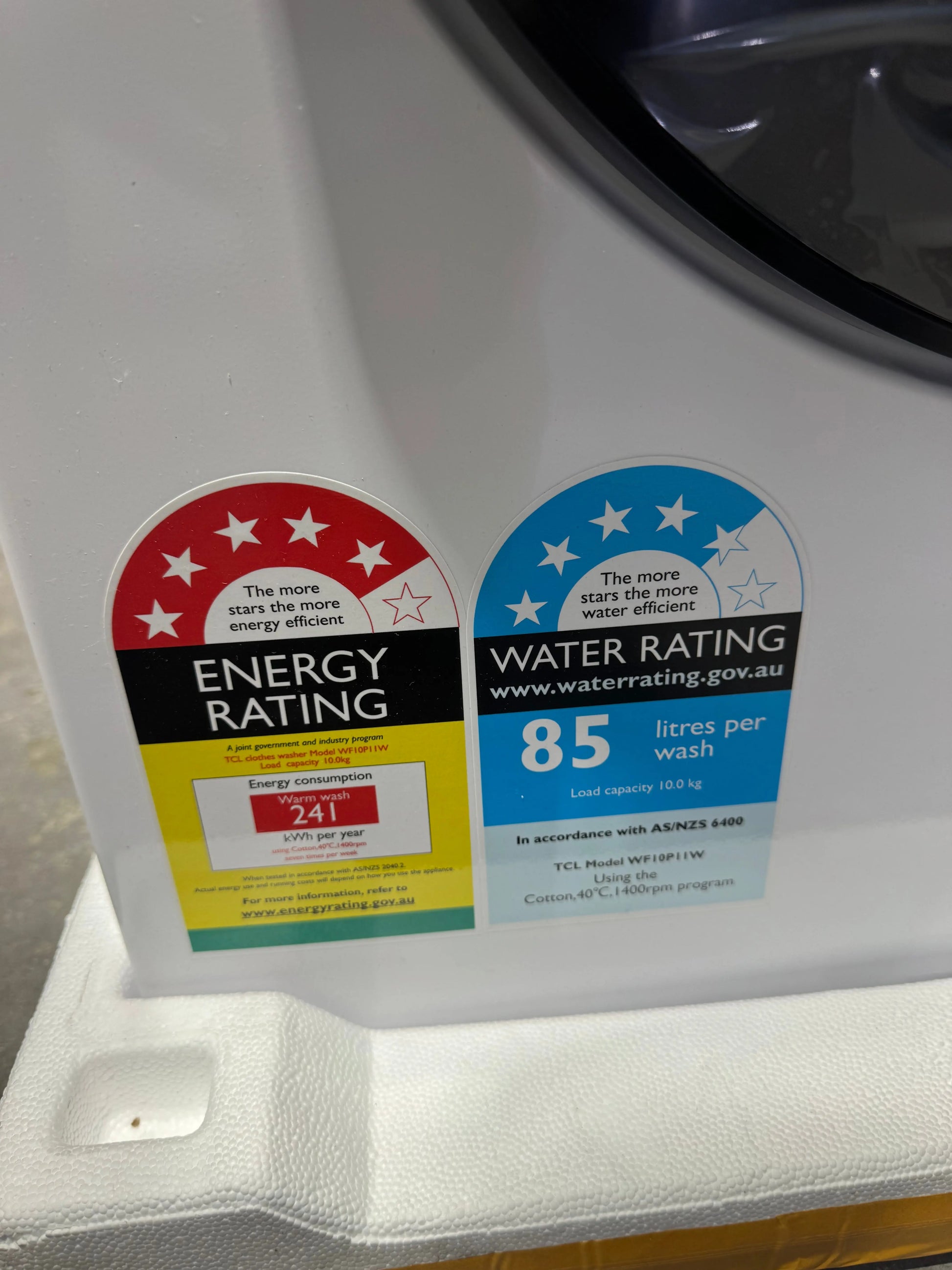 Factory seconds TCL 10kg washing machine | PERTH