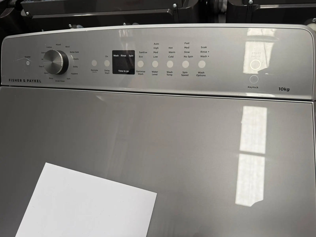 Fisher & Paykel 10kg Series 5 Top Load Washer with UV Sanitise - Factory Second | MELBOURNE