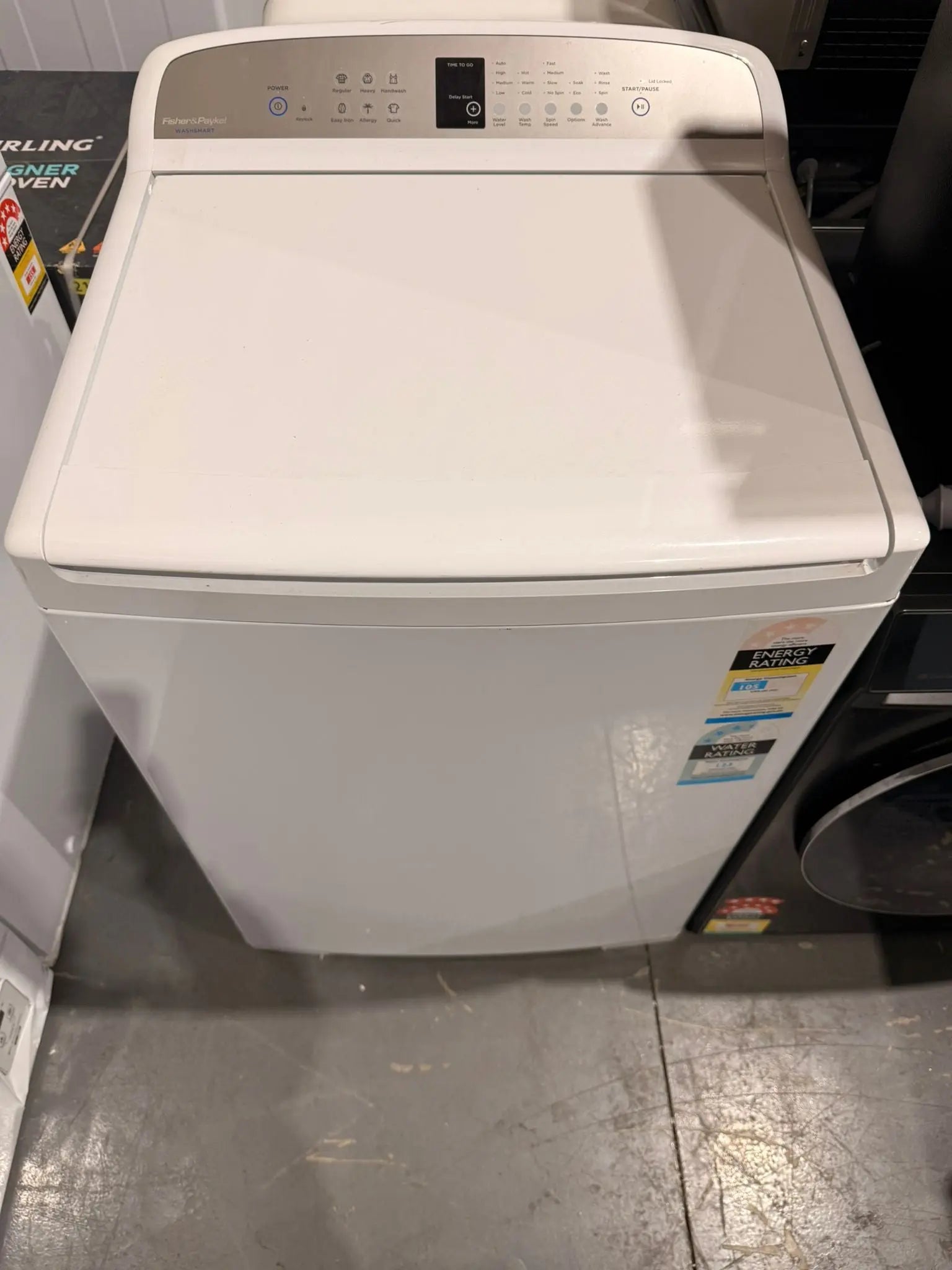 Fisher & Paykel 10kg Top Load Washing Machine WA1068G1 – Refurbished (SmartDrive, Family Size Washer) | MELBOURNE