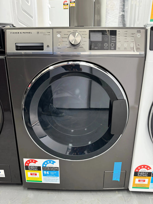 Fisher & Paykel 11kg Front Load Washer – Factory Seconds | WH1160FG2 | MELBOURNE