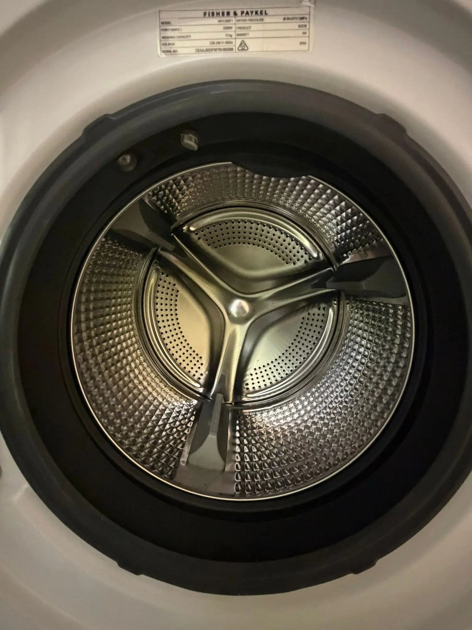 Fisher & Paykel 12kg Front Load Washing Machine White – WH1260FI – Refurbished | BRISBANE