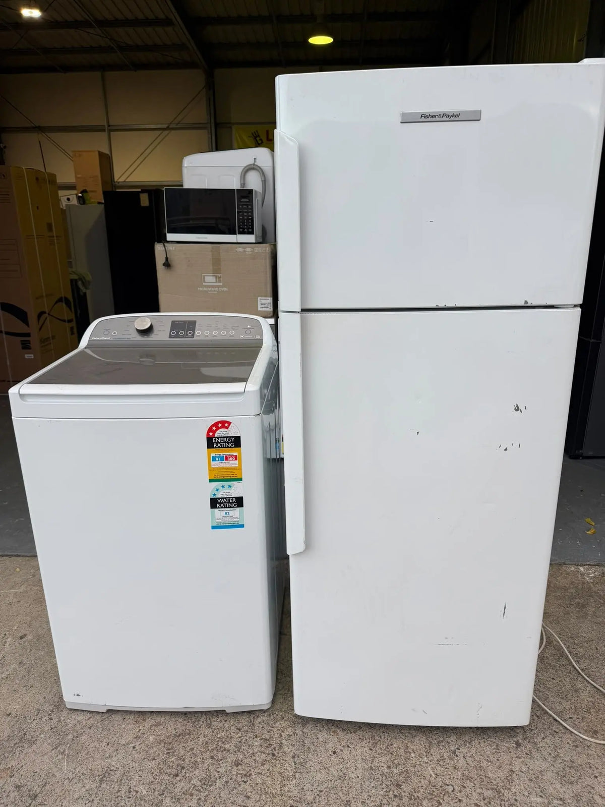 Fisher & Paykel 380L Fridge Freezer + 8kg Washing Machine Combo | BRISBANE