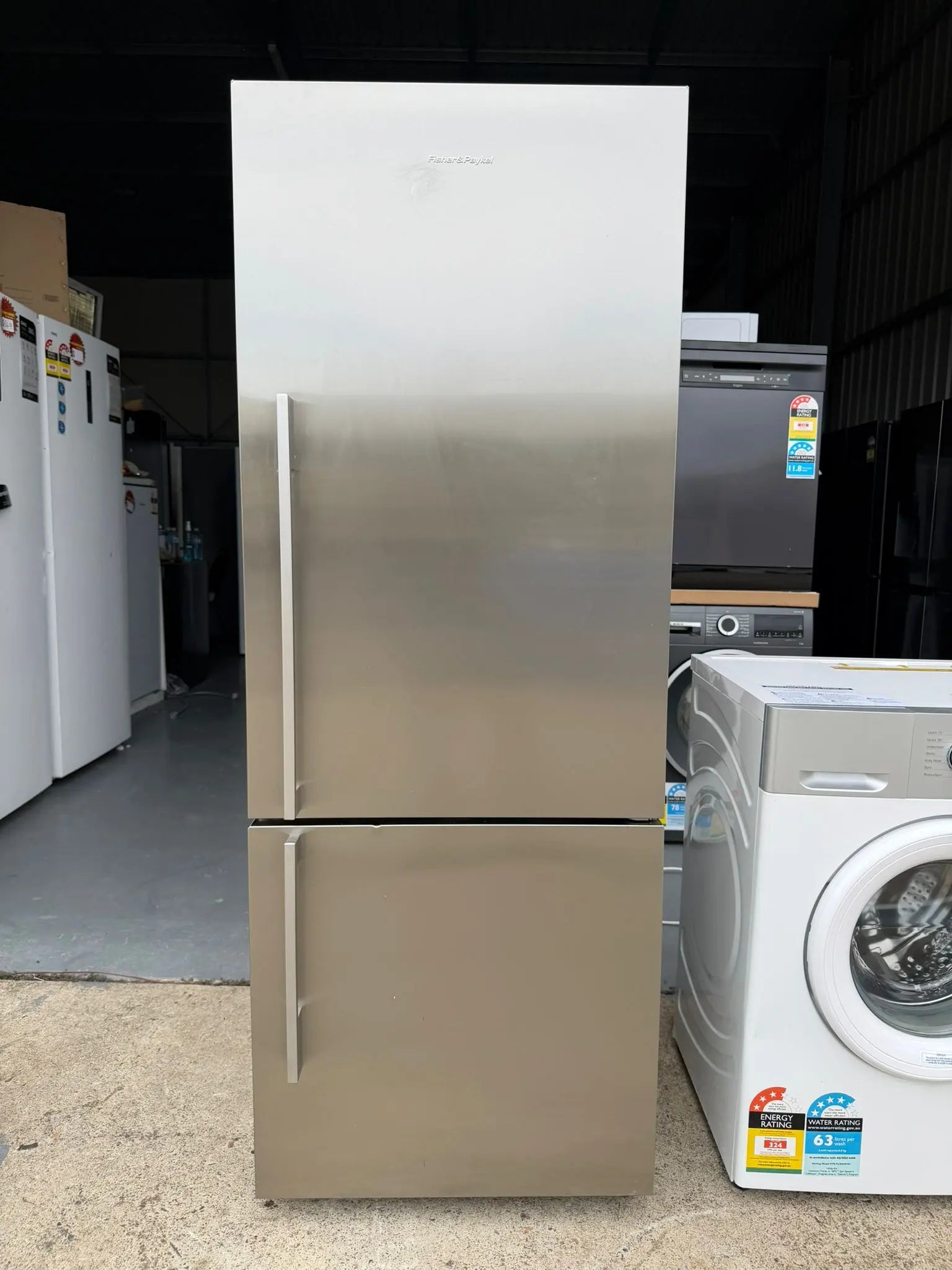 Fisher & Paykel 403L Fridge & Stirling 8kg Washing Machine Combo – Refurbished | BRISBANE