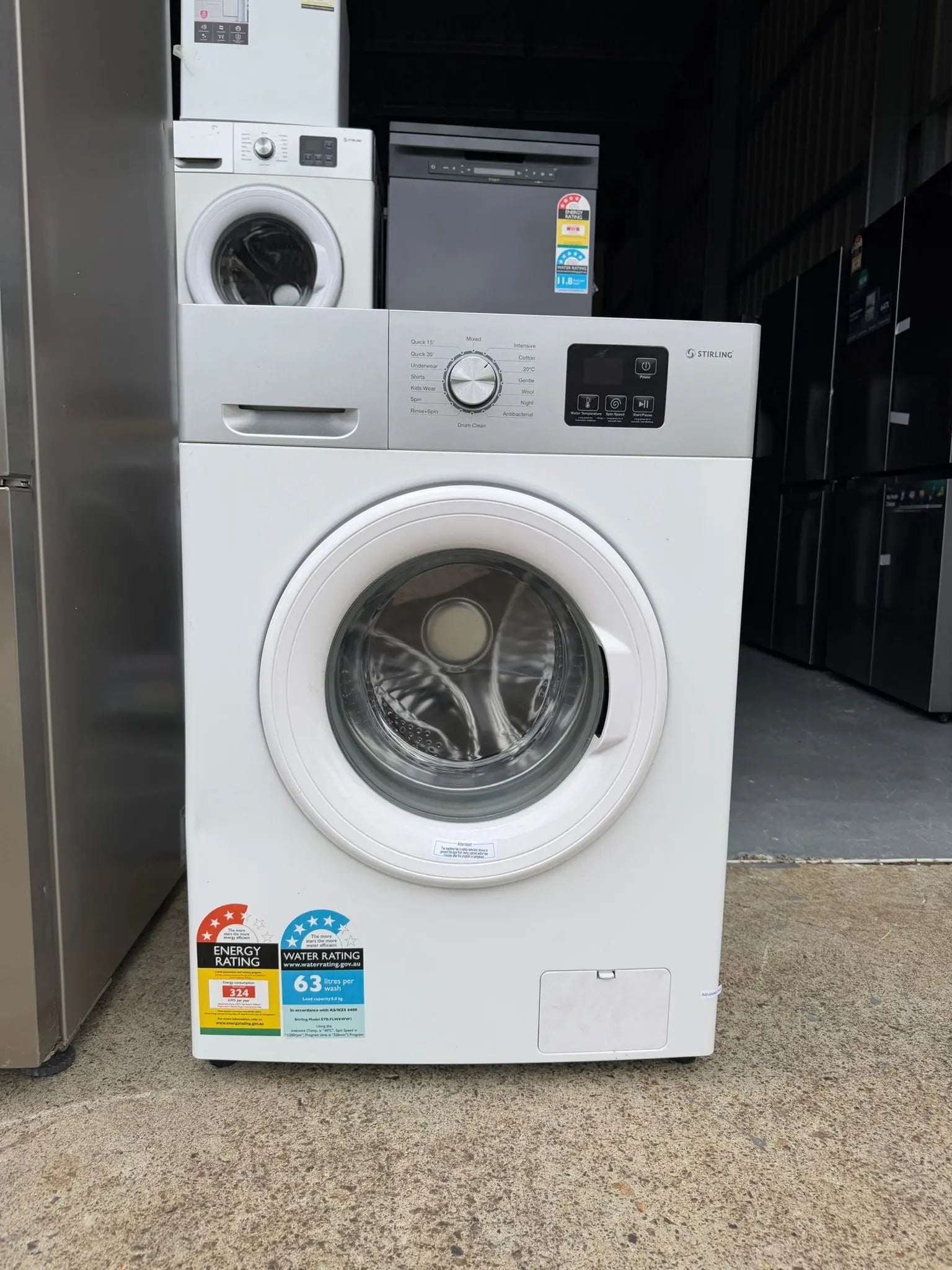 Fisher & Paykel 403L Fridge & Stirling 8kg Washing Machine Combo – Refurbished | BRISBANE