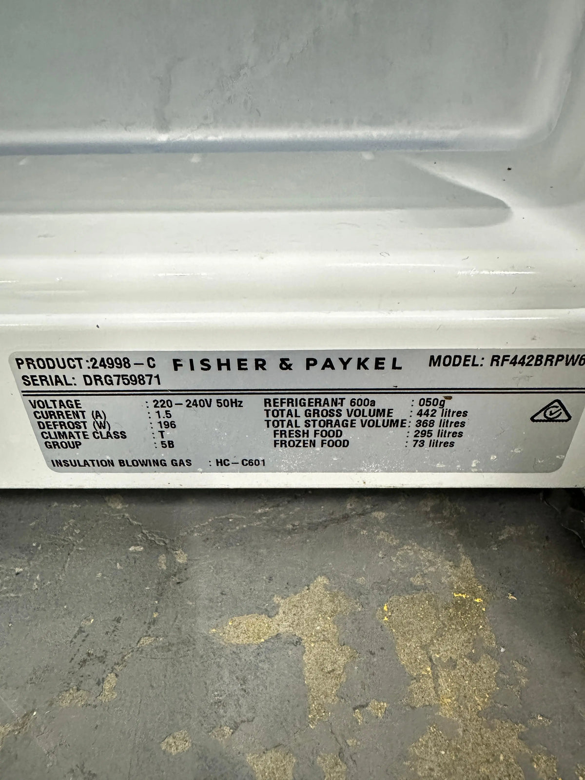 Fisher & Paykel 442L ActiveSmart Bottom Mount Refrigerator - Refurbished | ADELAIDE