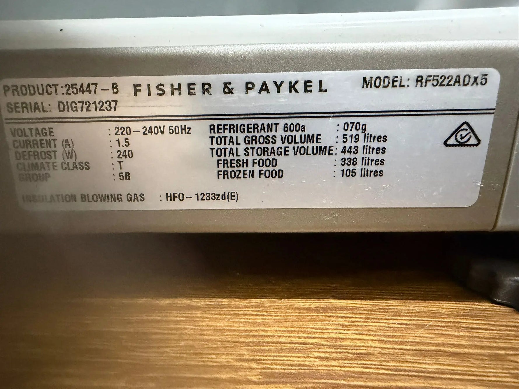 Fisher & Paykel 487L French Door Fridge + CHiQ 8.5kg Washer Combo – Refurbished | RESERVOIR