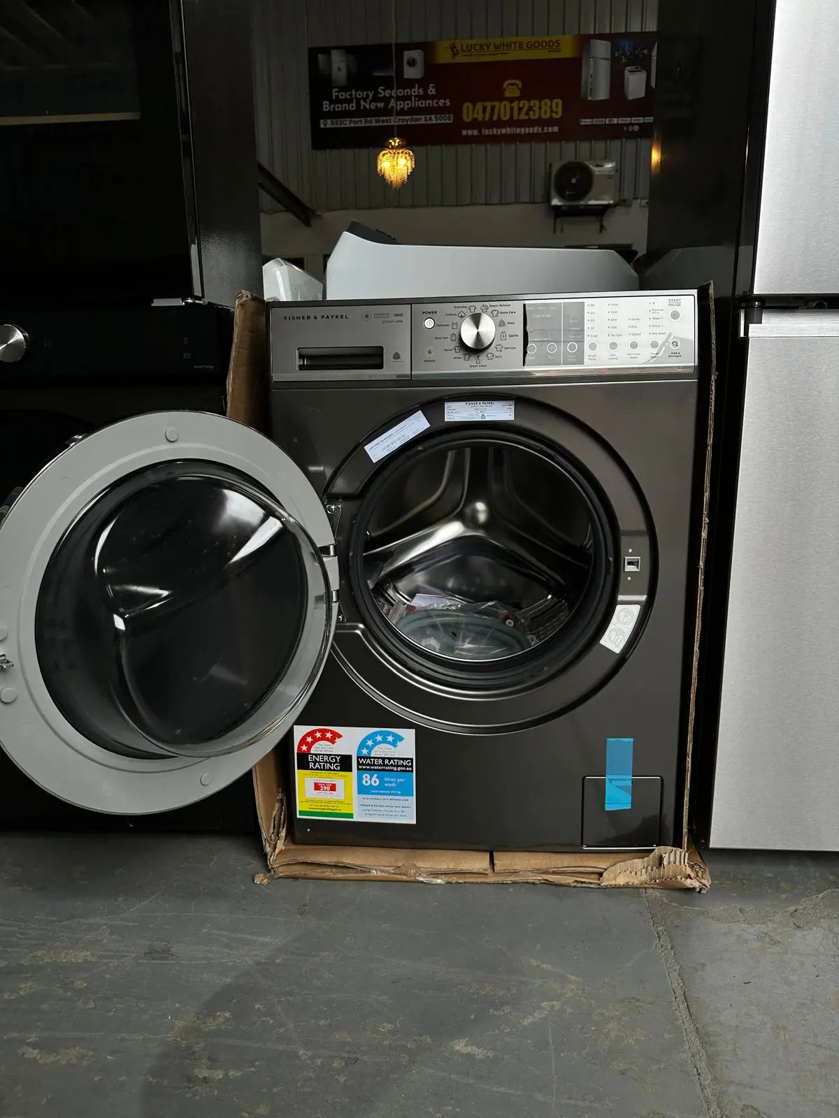 Fisher & Paykel 500L Quad Door Fridge Freezer (Refurbished) + Fisher & Paykel 10kg Front Load Washer (Factory Seconds) Combo | ADELAIDE