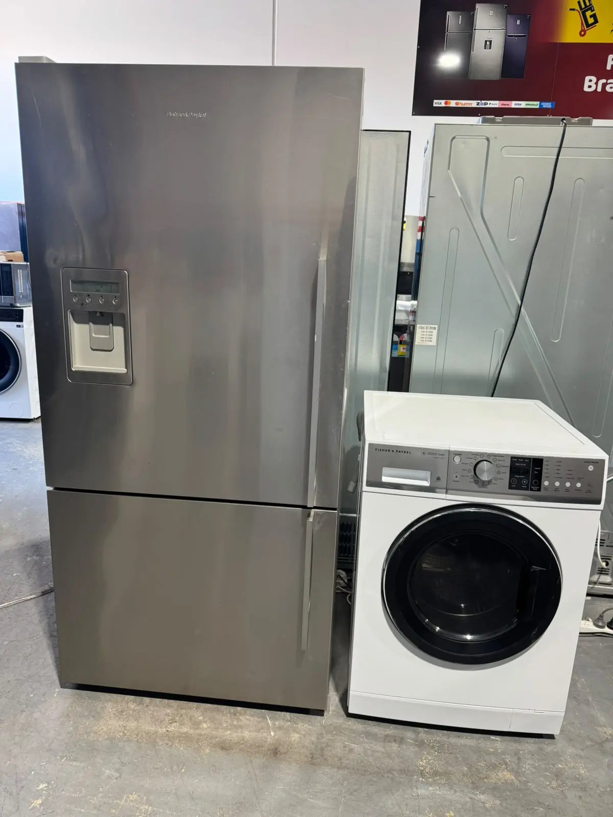 Fisher & Paykel 519L Bottom Mount Fridge Freezer + Fisher & Paykel 8.5kg Washing Machine (Refurbished) – Combo Deal
