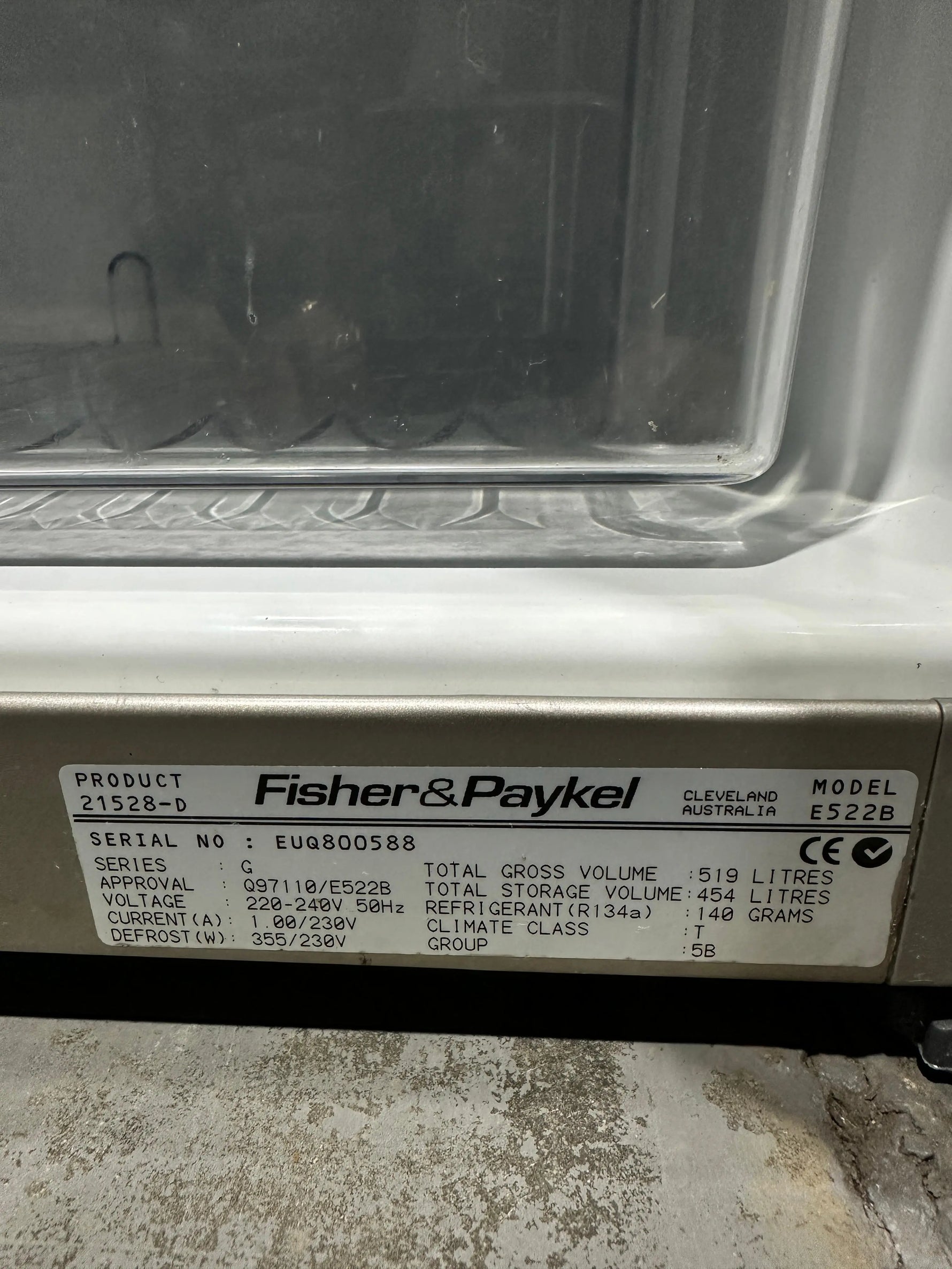 Fisher & Paykel 519L Bottom Mount Fridge Freezer – Refurbished | ADELAIDE