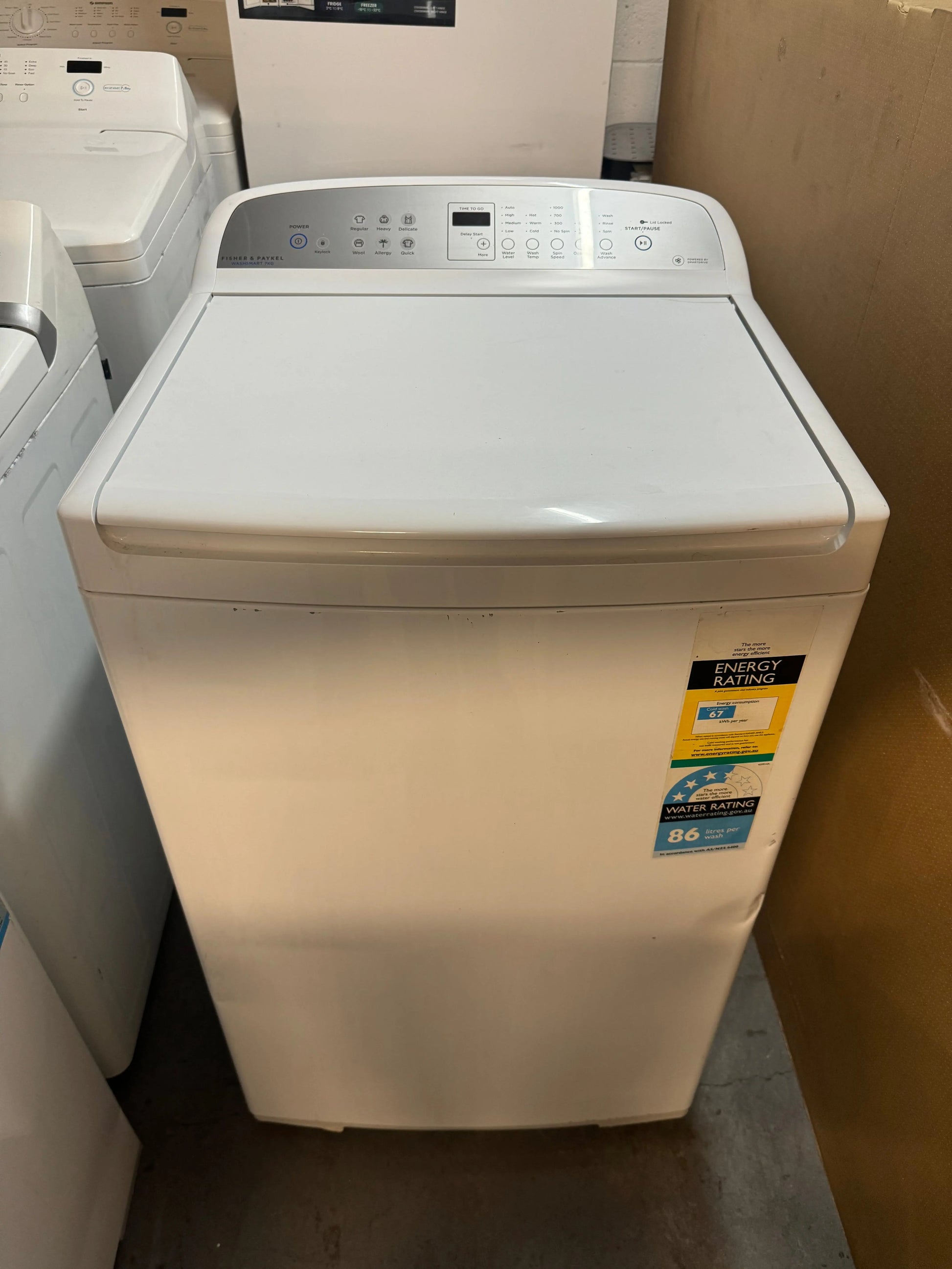 Fisher & Paykel 7 Kgs Top Loader Washing Machine | SYDNEY