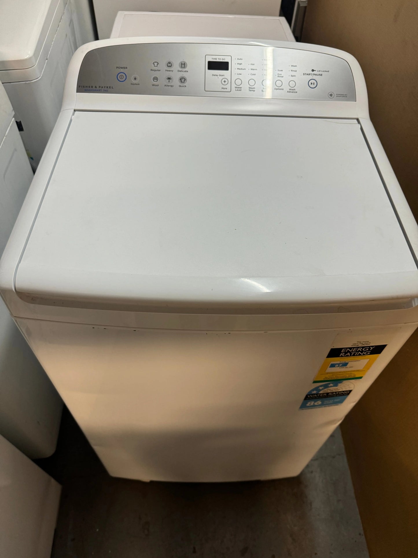 Fisher & Paykel 7 Kgs Top Loader Washing Machine | SYDNEY