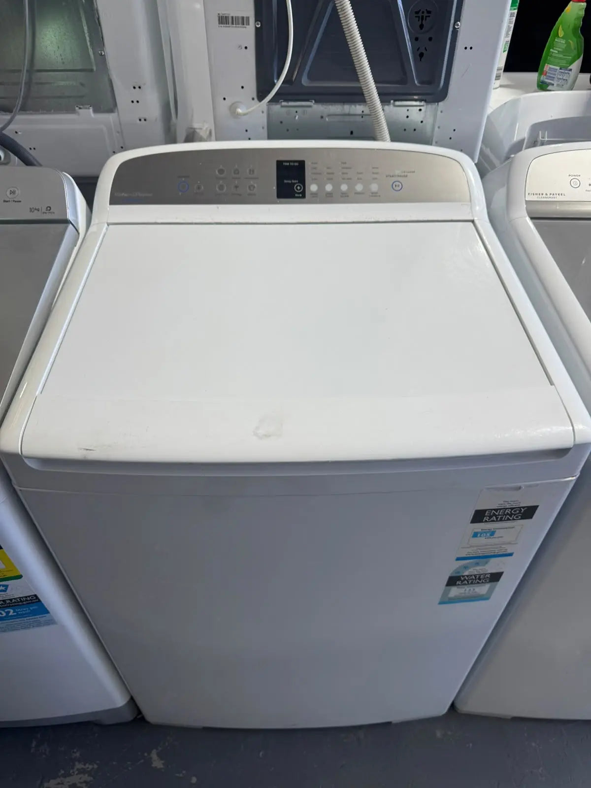 Fisher & Paykel 7.5kg White Top Load Washing Machine – Refurbished | PERTH