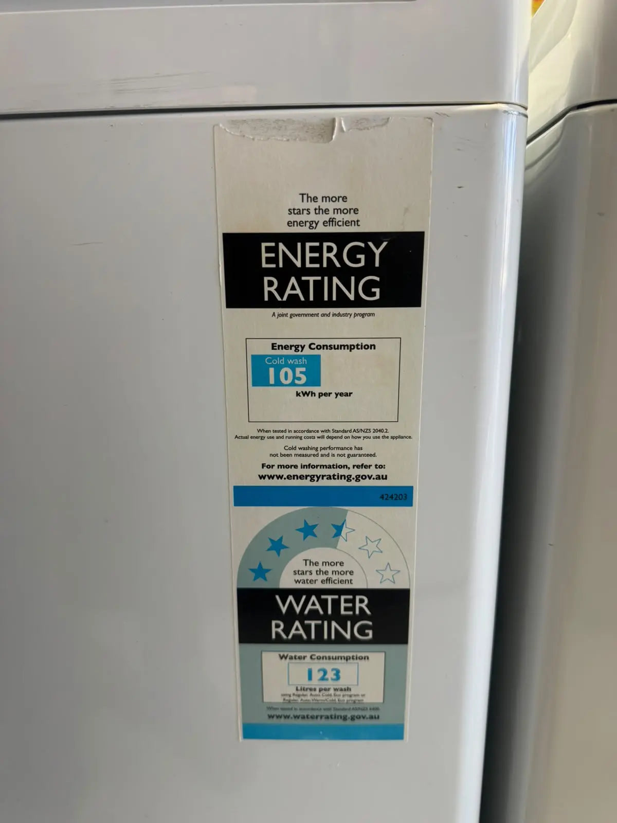 Fisher & Paykel 7.5kg White Top Load Washing Machine – Refurbished | PERTH