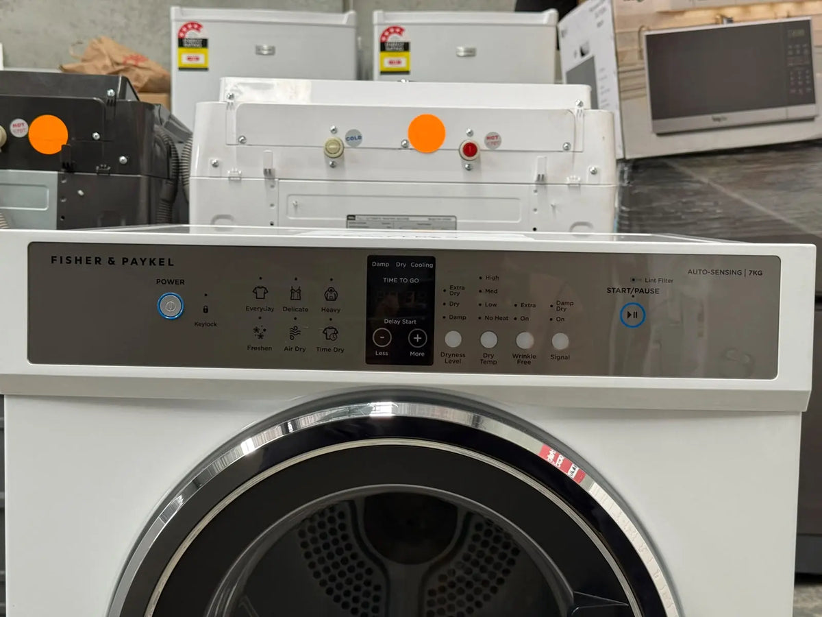 Fisher & Paykel 7kg Auto-Sensing Vented Dryer - Factory Second | MELBOURNE