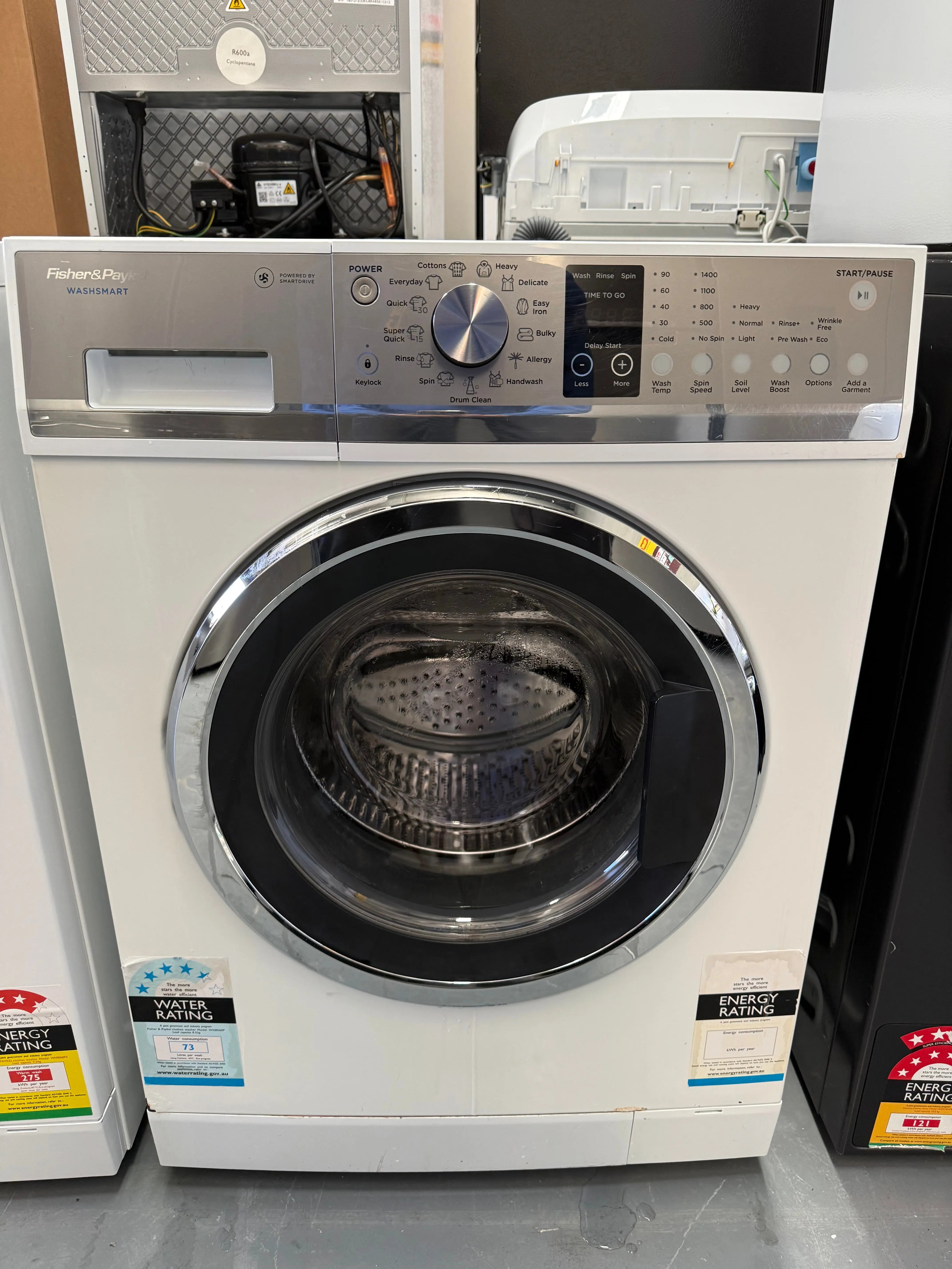 Fisher & Paykel 8.5kg Front Load Washing Machine – Refurbished | WH8560P1 | MELBOURNE