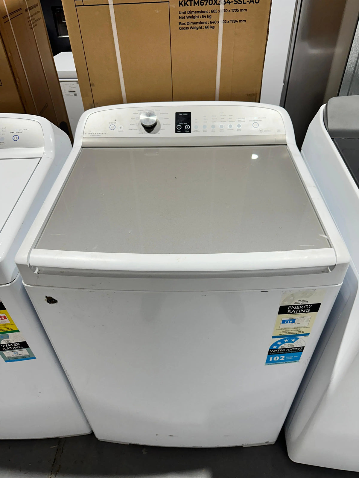 Fisher & Paykel 8.5kg Top Load Washing Machine – Refurbished | ADELAIDE