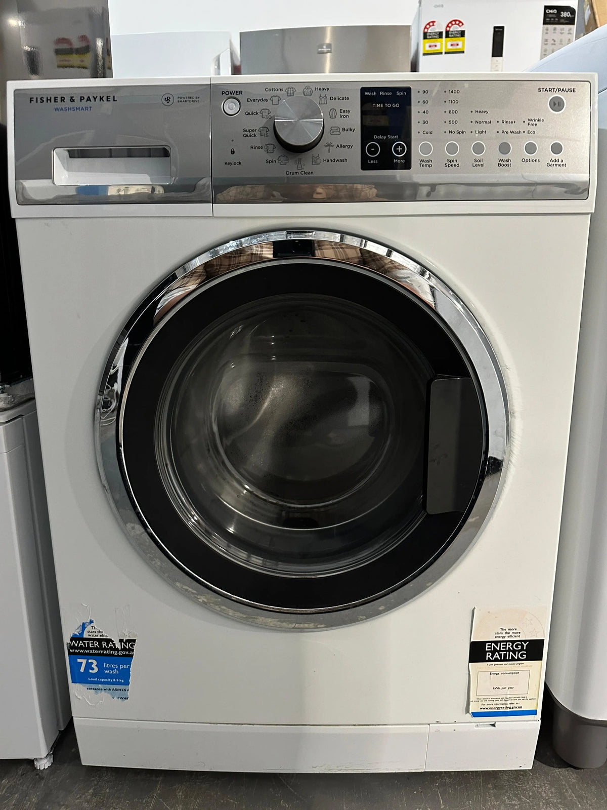 Fisher & Paykel 8.5kg WashSmart™ Front Load Washing Machine – Refurbished | PERTH