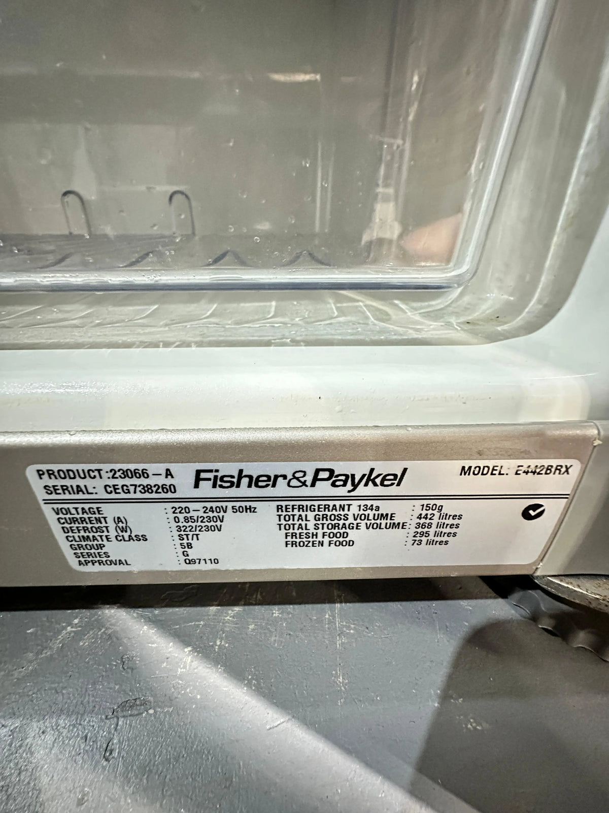 Fisher & Paykel ActiveSmart 442L Bottom Mount Refrigerator – Refurbished | PERTH