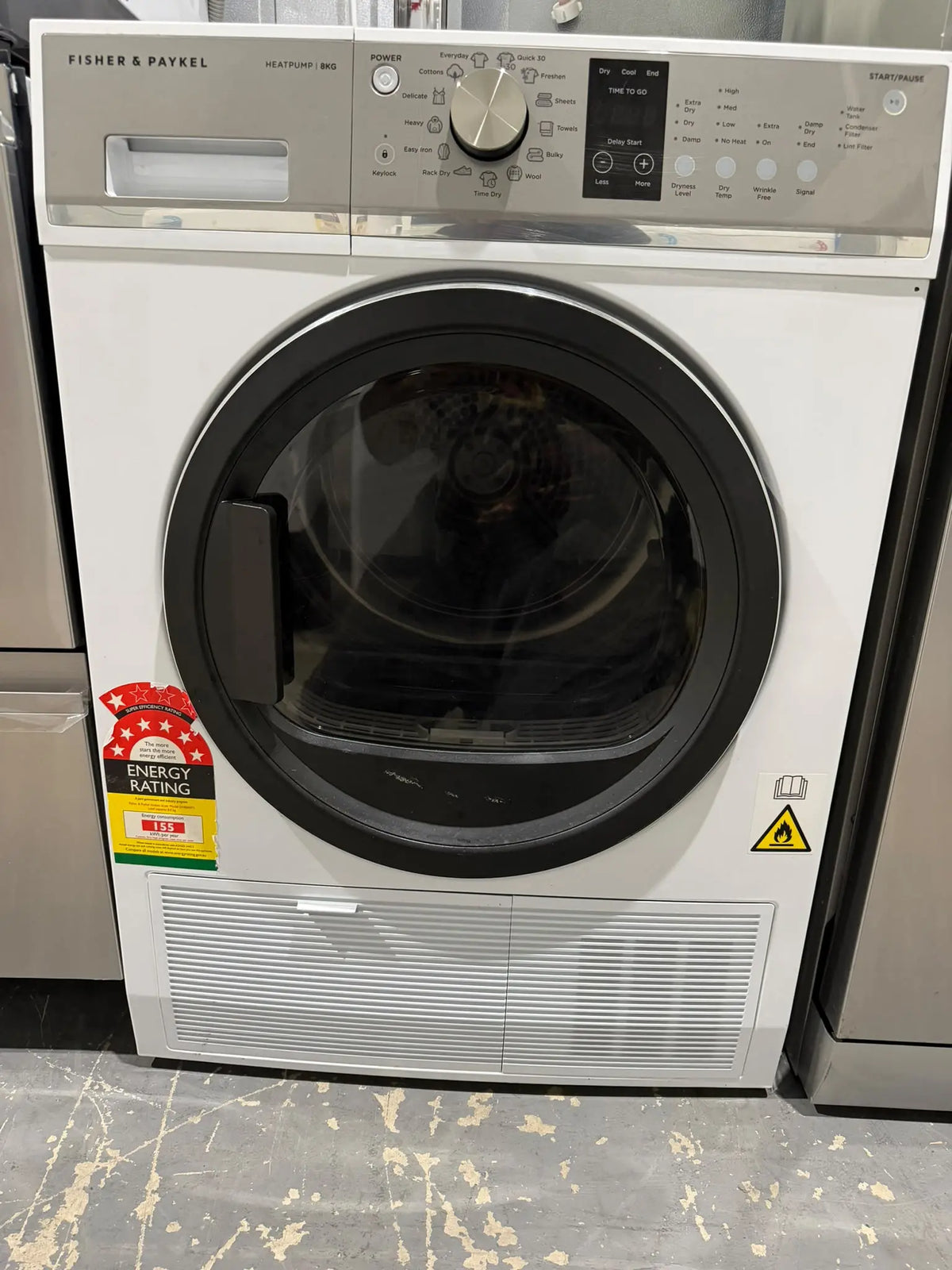 Fisher & Paykel DH8060P3 8kg Series 5 Heat Pump Dryer – Factory Second | MELBOURNE