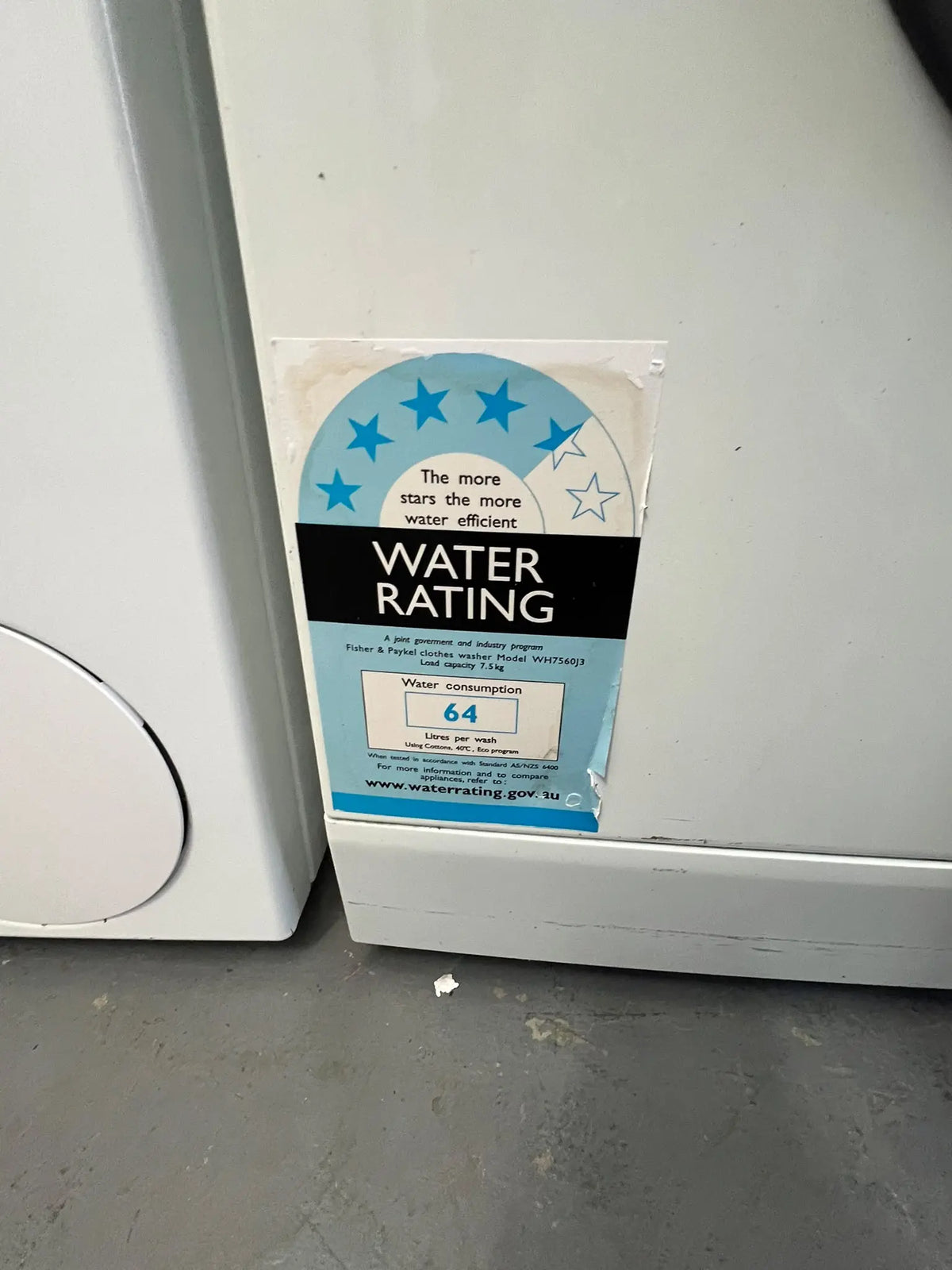 Fisher & Paykel Series 5 7.5kg Front Loader Washer – Refurbished | ADELAIDE