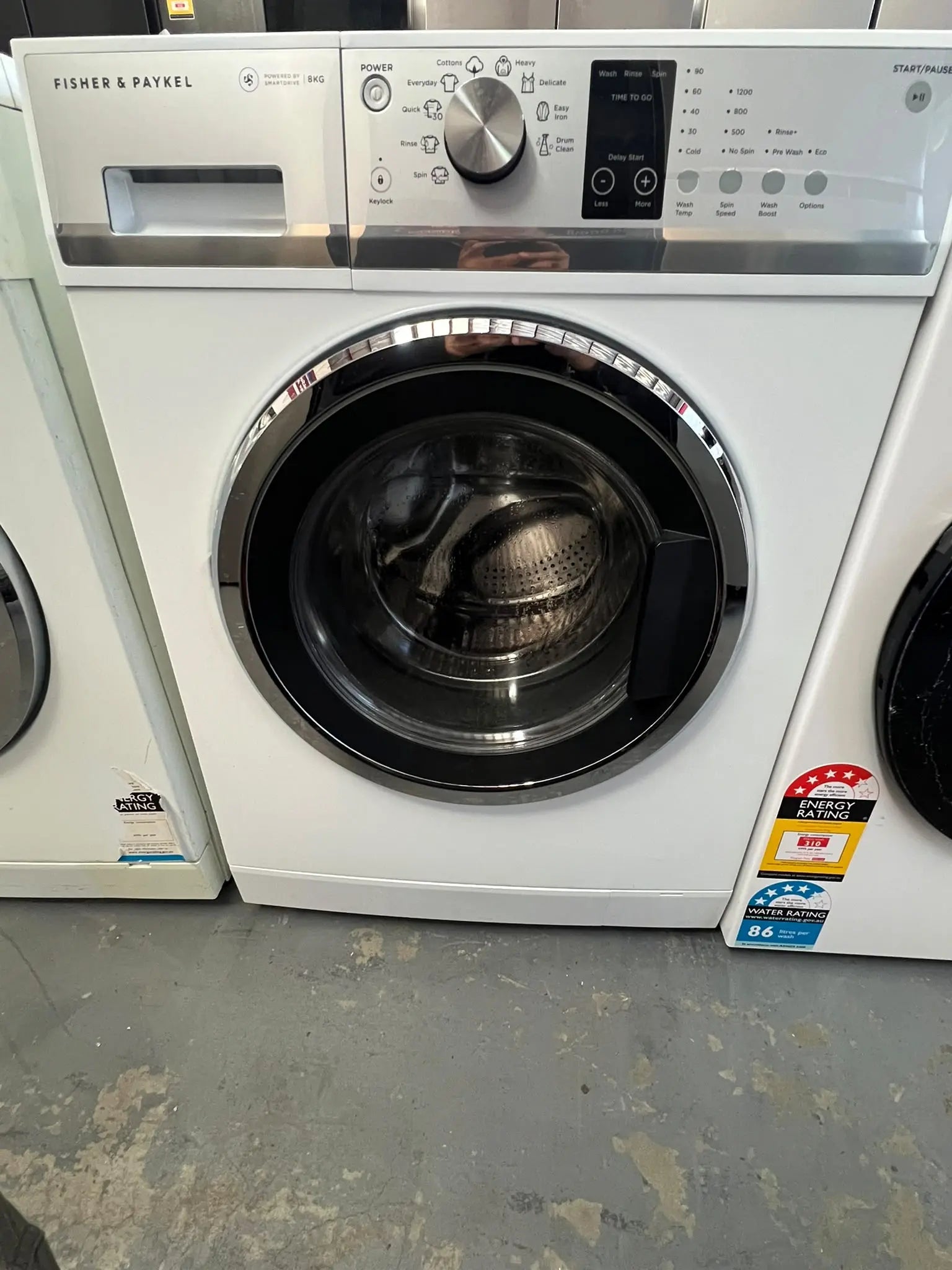 Fisher & Paykel Series 5 8kg Front Load Washer – Refurbished | ADELAIDE