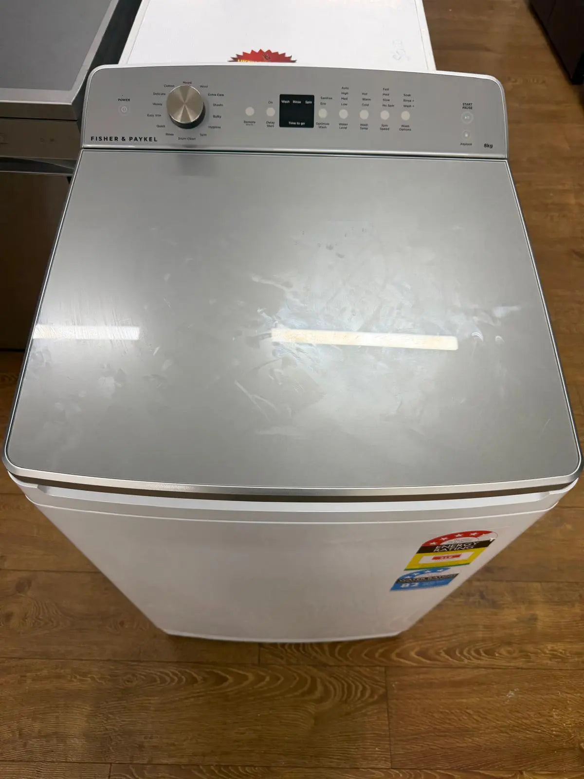 Fisher & Paykel Series 5 8kg Top Load Washing Machine with UV Sanitise – Factory Seconds | RESERVOIR