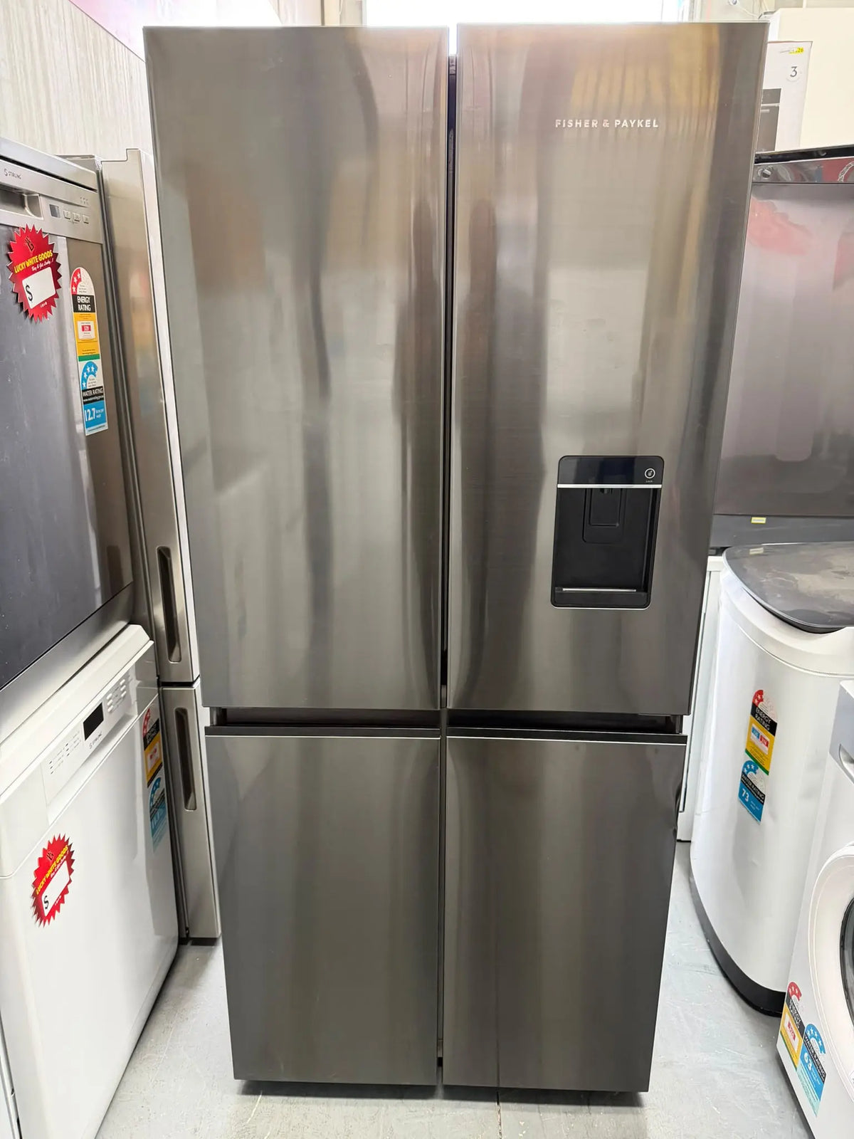 Fisher & Paykel Series 7 498L Quad Door Refrigerator Freezer – Nearly New | MELBOURNE