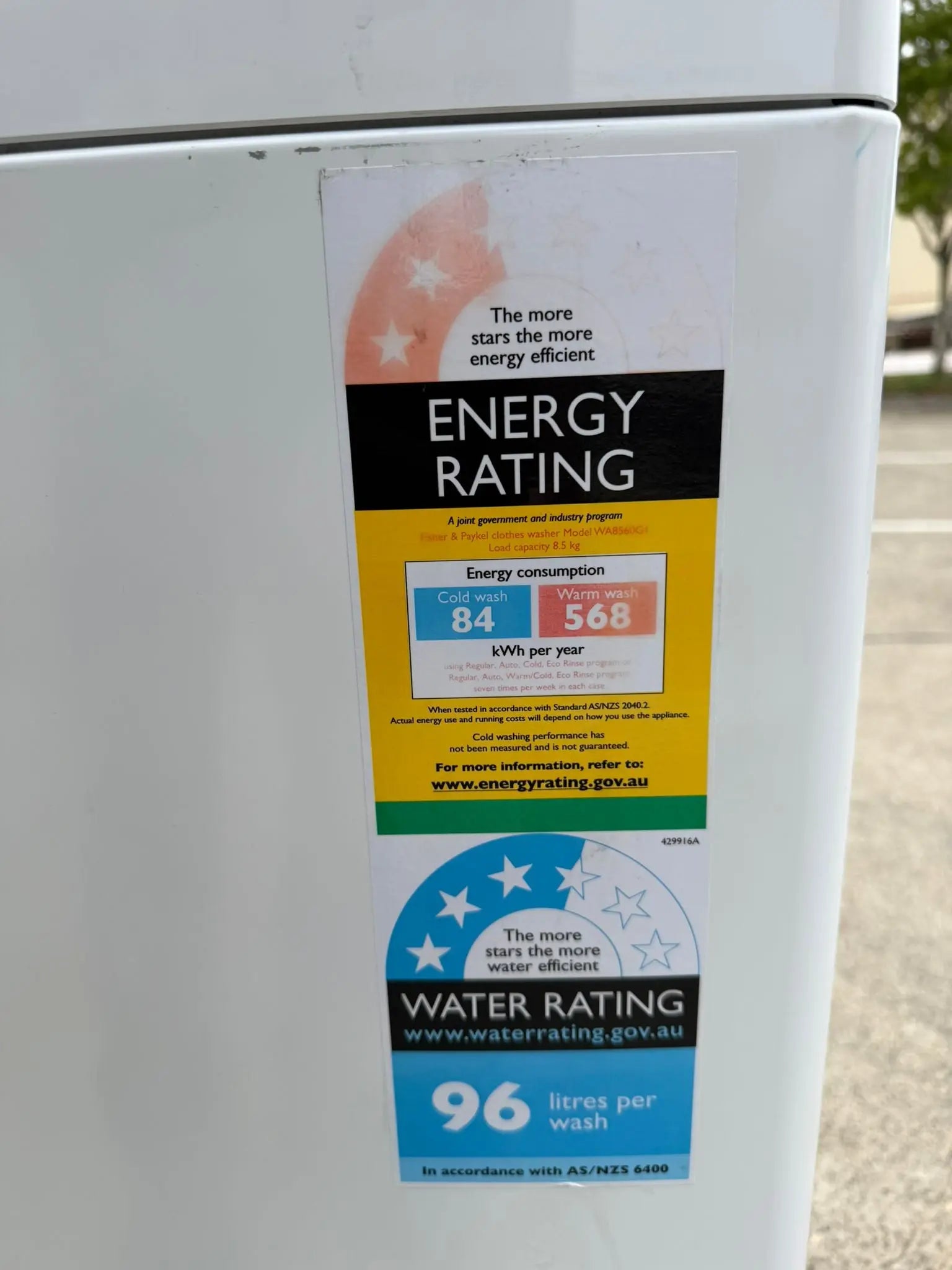 Fisher & Paykel WA8560G1 8.5kg Top Load Washing Machine – Refurbished | BRISBANE