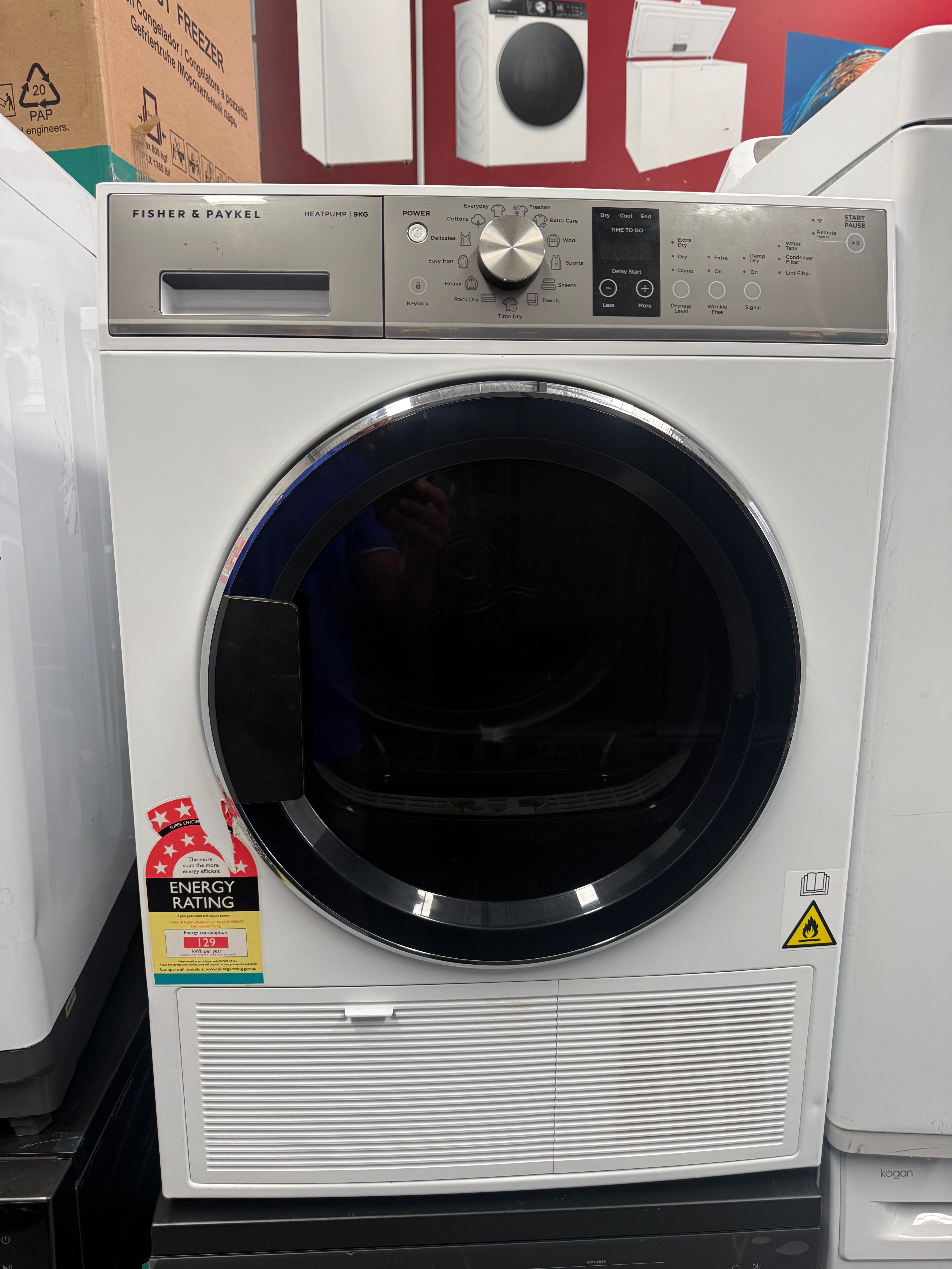 Fisher & Paykel 9 kg Heat Pump Dryer DH9060P2 – Refurbished | MELBOURNE