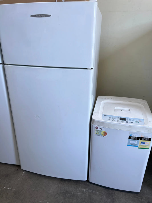 Fisher and paykel 520 litres fridge freezer and lg 5kg washing machine toploader | ADELAIDE