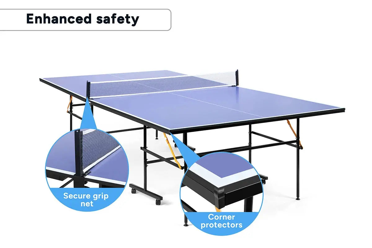 Fortis Full Sized Foldable Indoor Table Tennis Table with Accessories | SYDNEY