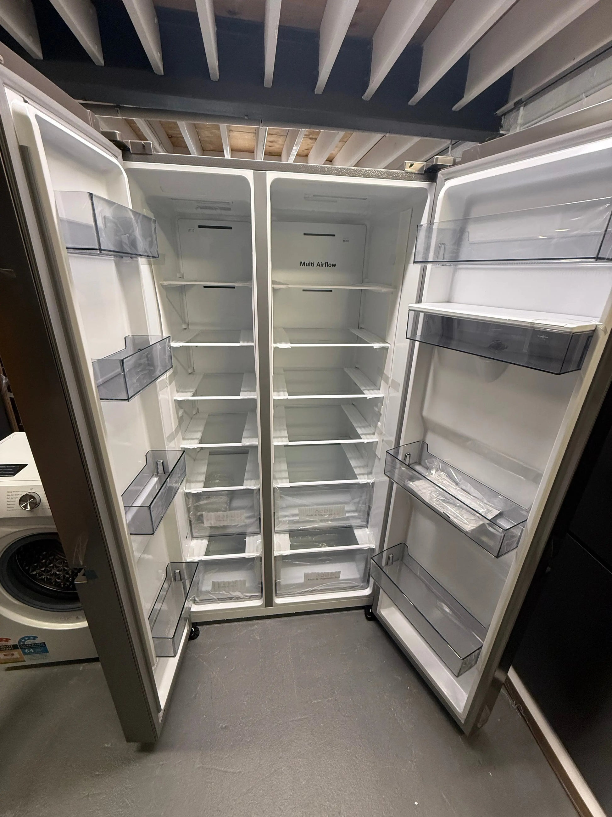 HISENES 7.5 kgs washing machine and Hisense 649L fridge freezer | ALEXANDRIA