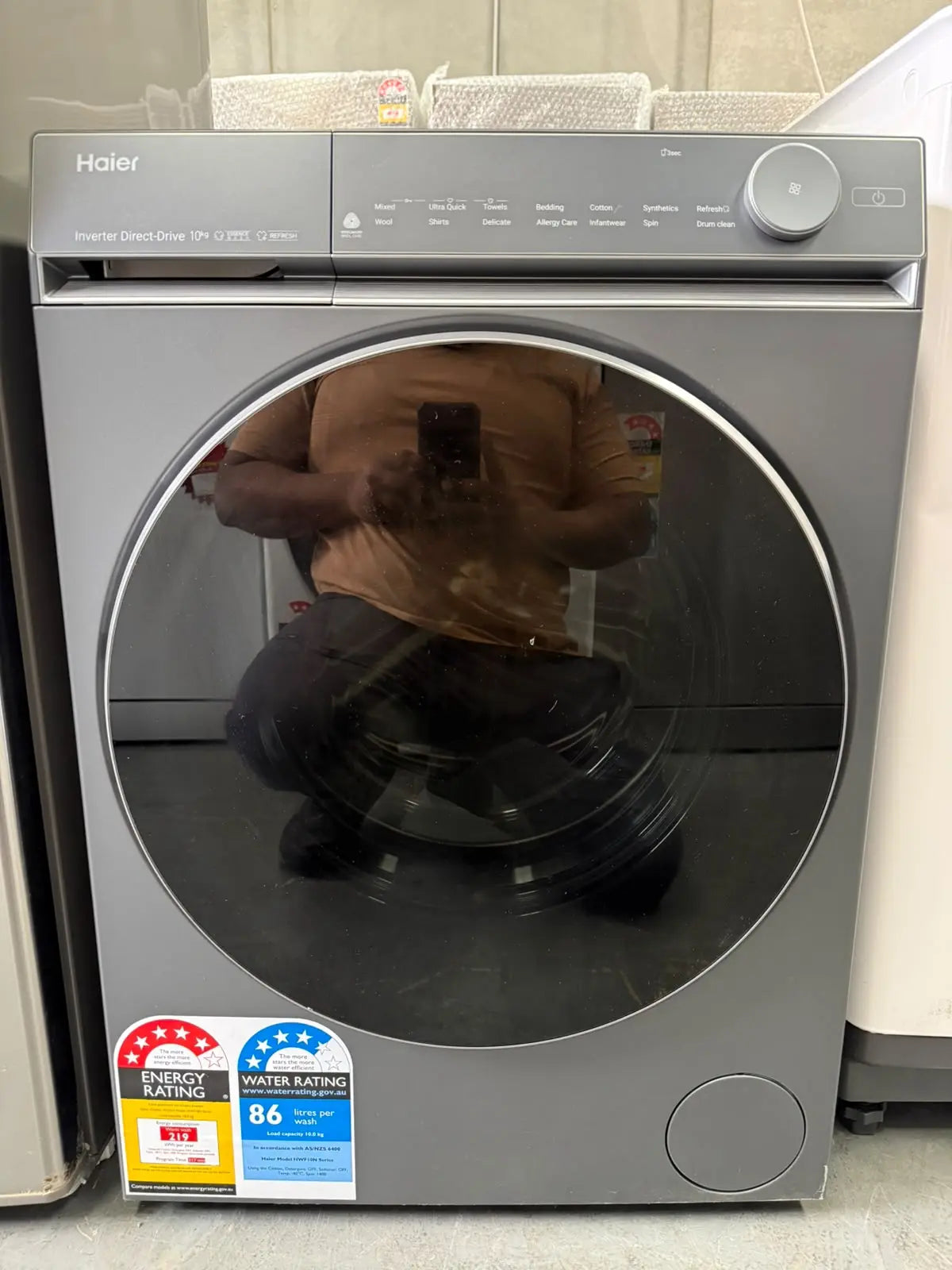 Haier 10kg Direct Motion Front Load Washing Machine - Factory Second | MELBOURNE