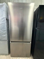 Haier 433L Bottom Mount Fridge Freezer in Silver - Factory Second | MELBOURNE