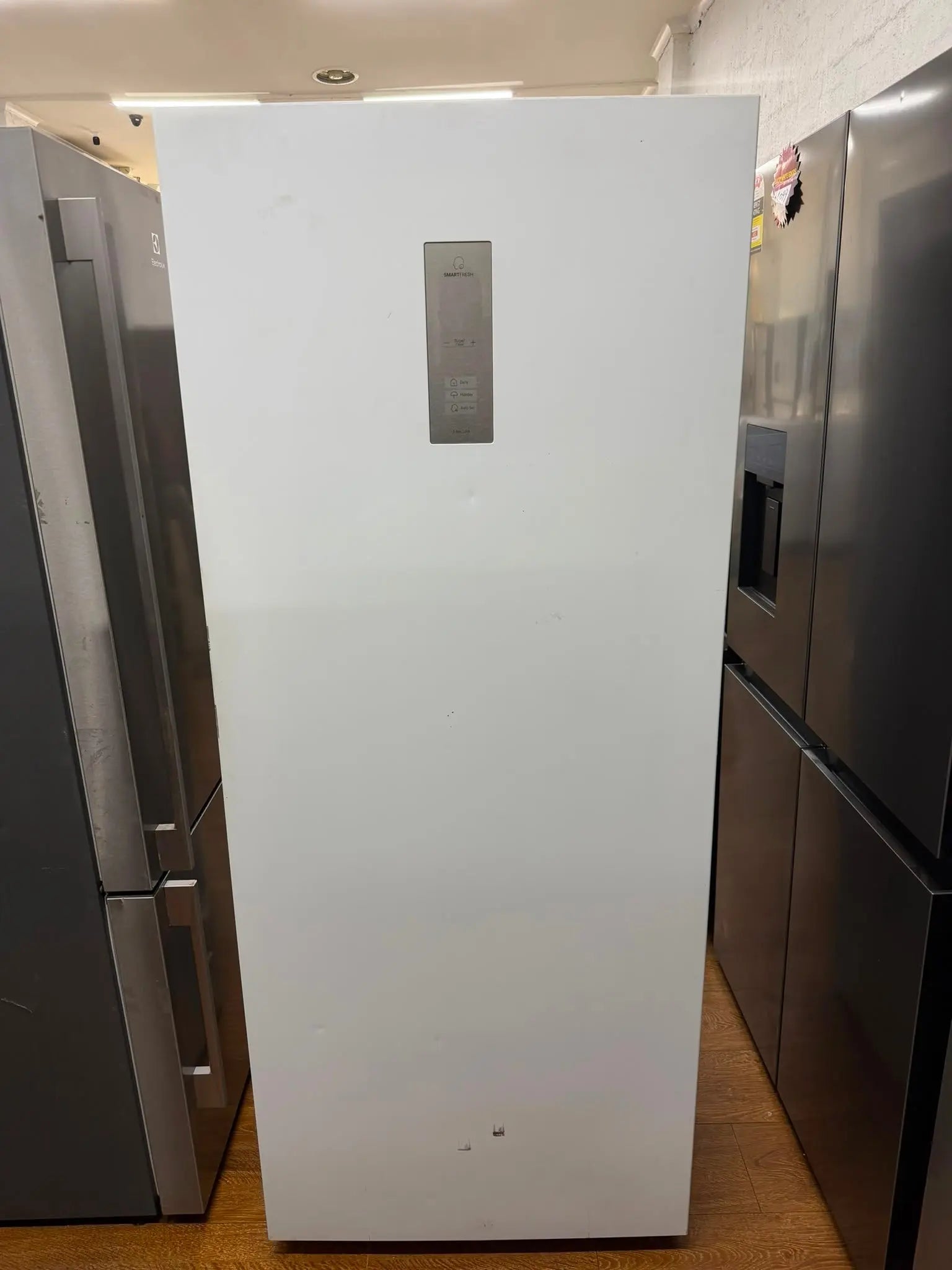 Haier 465L Vertical Fridge Freezer HRF505VW (White) – Refurbished