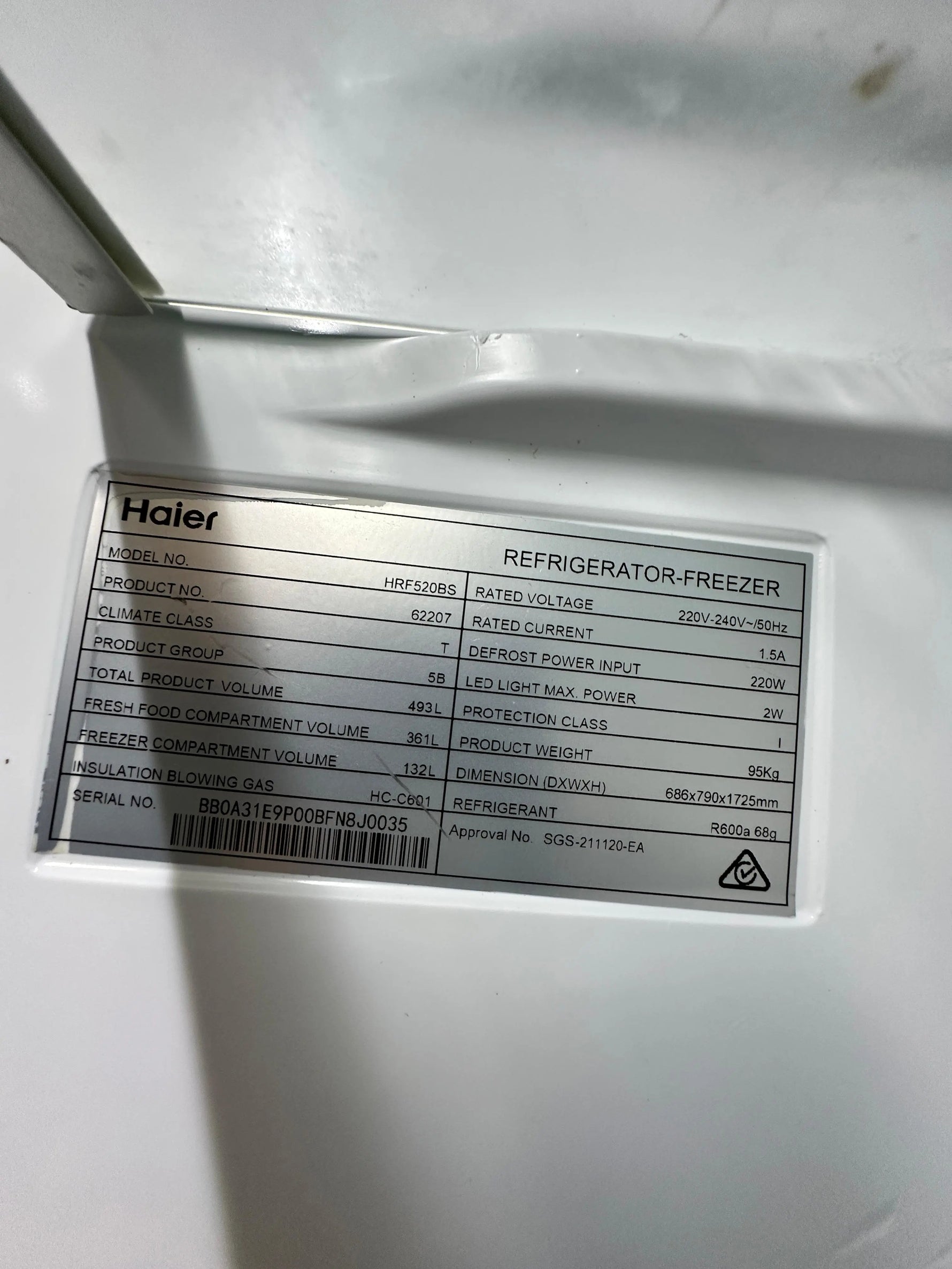 Haier 493L Bottom Mount Fridge Freezer – Refurbished | ADELAIDE