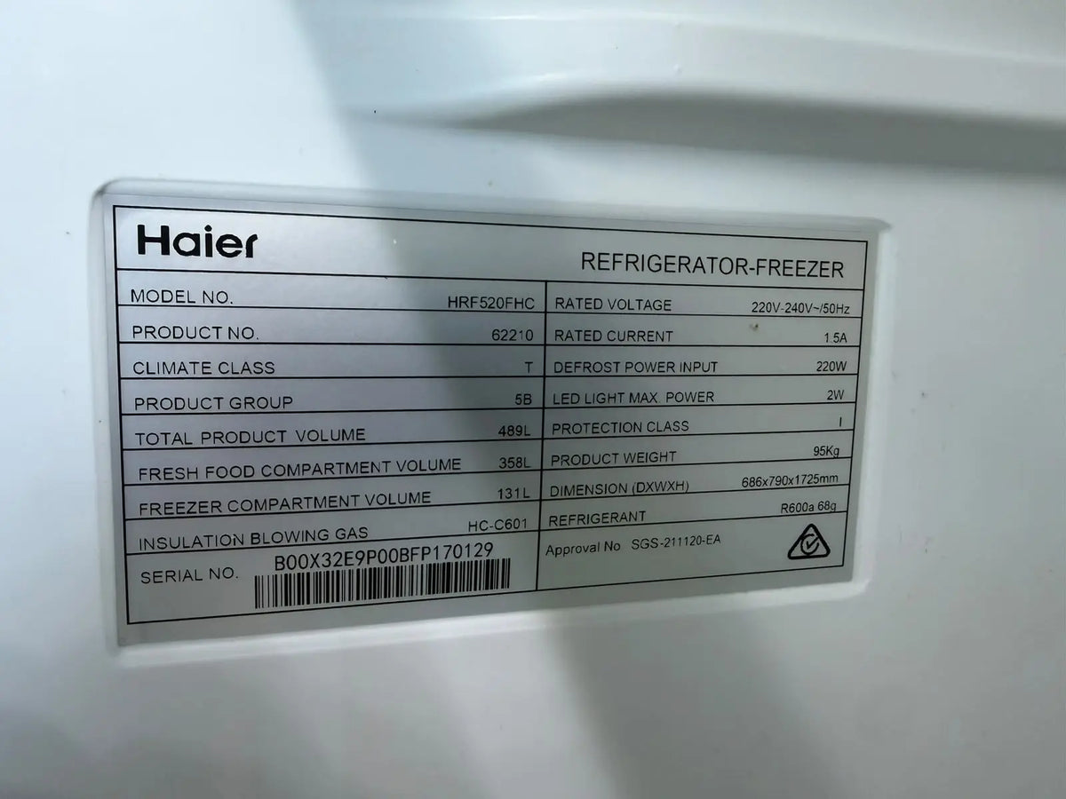 Haier 514L French Door Refrigerator – Refurbished | BRISBANE