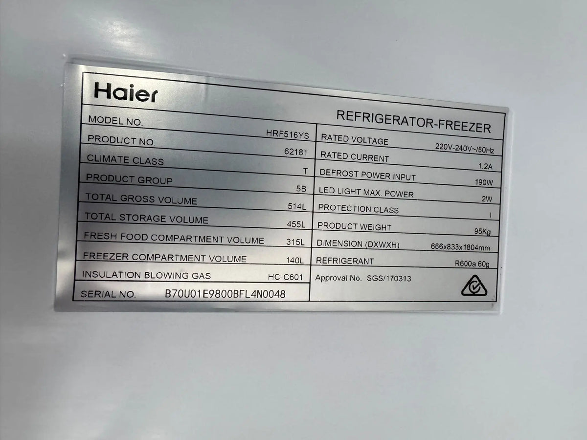 Haier 514L Quad Door Refrigerator Freezer – Refurbished | PERTH
